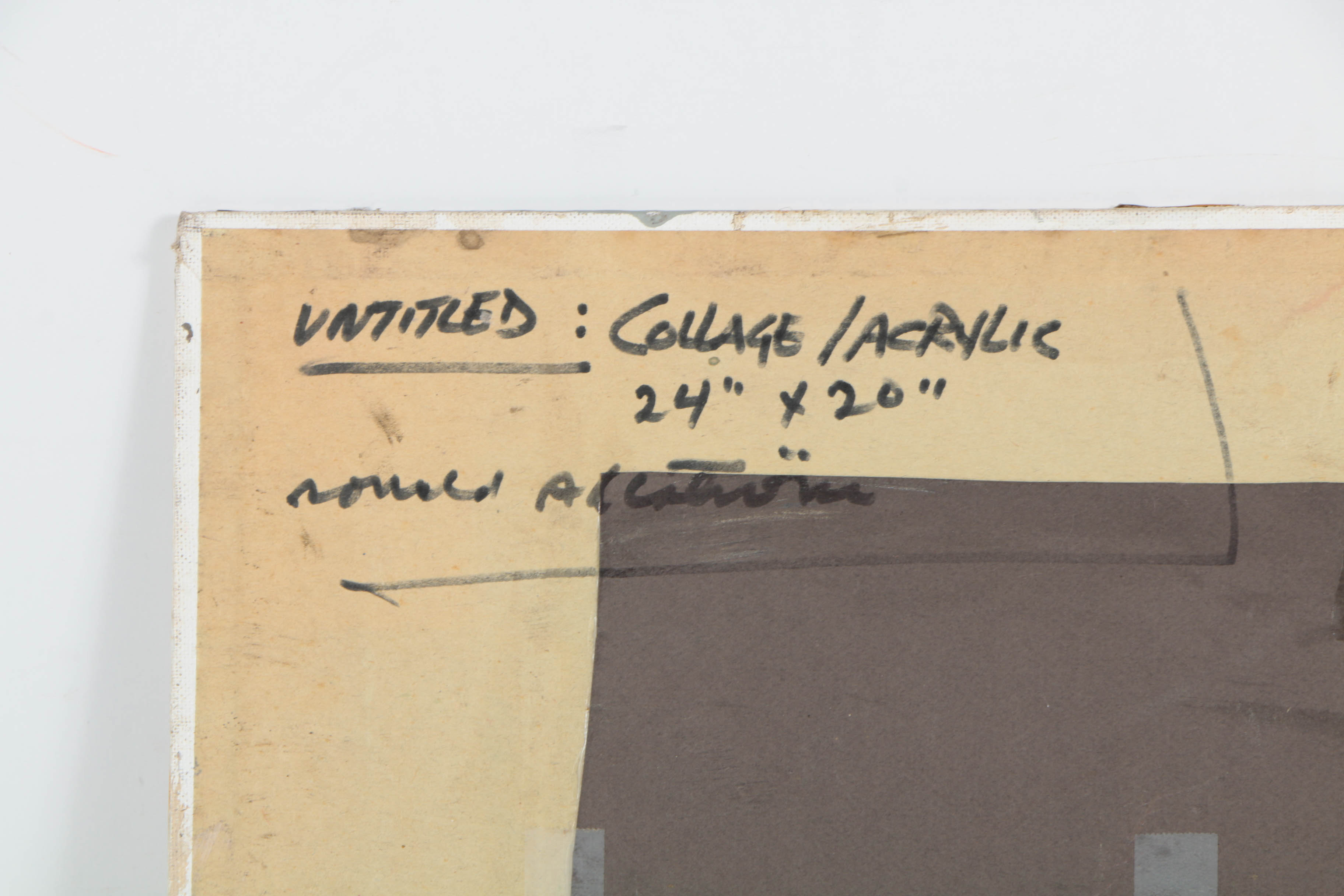 Collection of Ronald Ahlström Mix Media Collage on Board