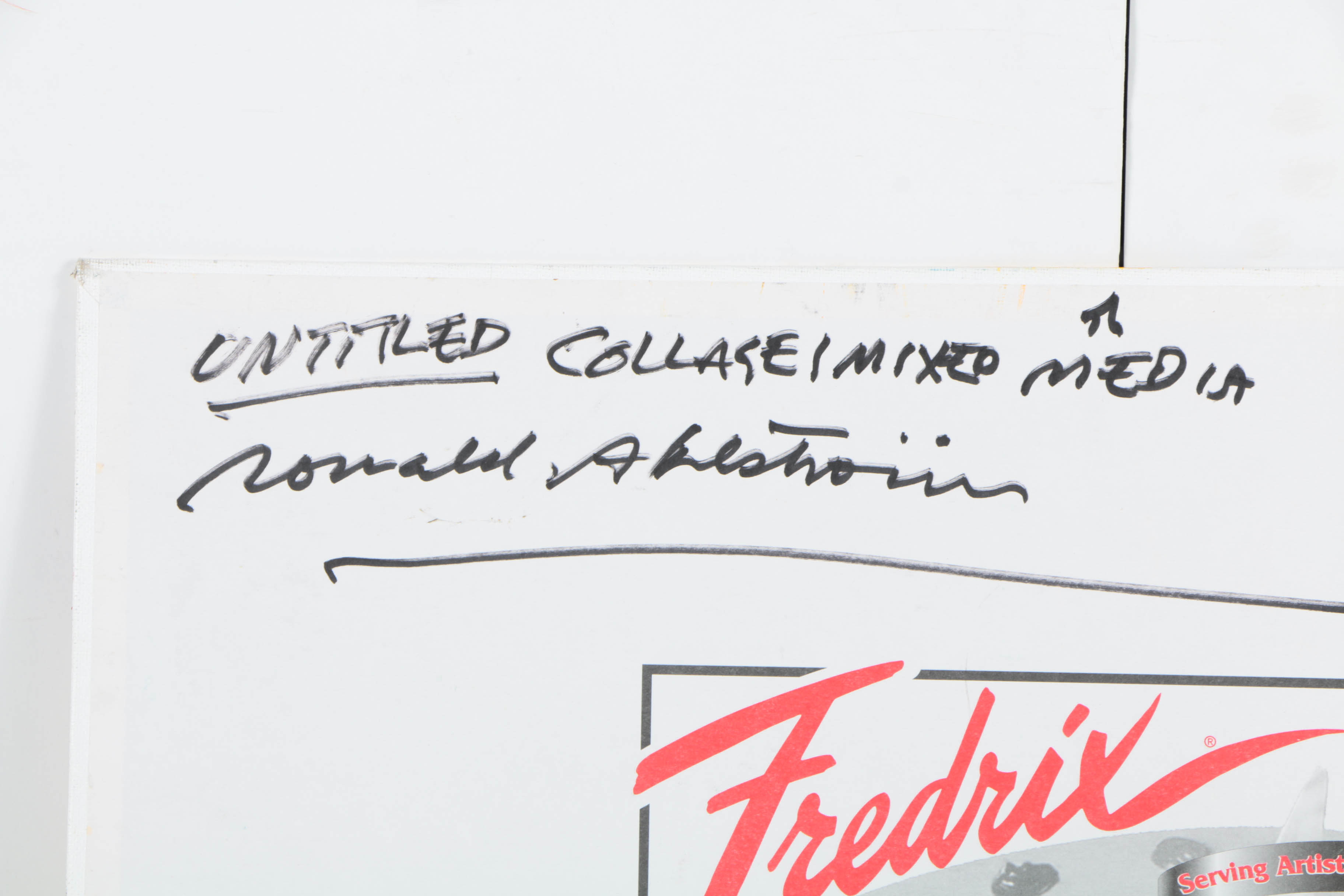 Assortment of Ronald Ahlström Abstract Mixed Media Compositions on Canvas Boards