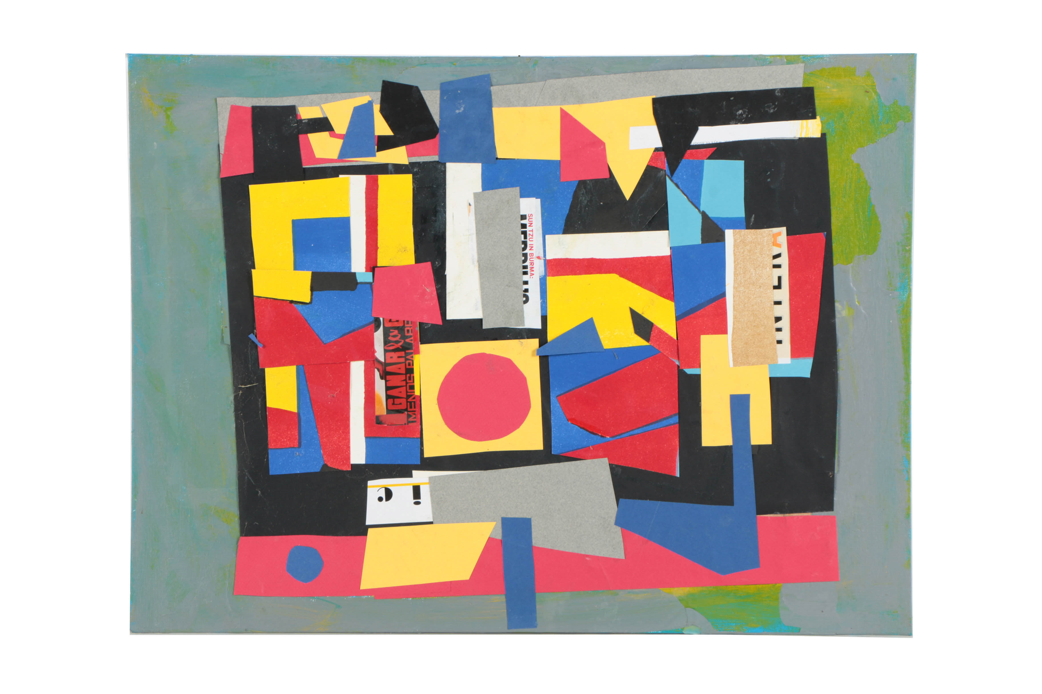 Assortment of Ronald Ahlström Abstract Mixed Media Compositions on Canvas Boards