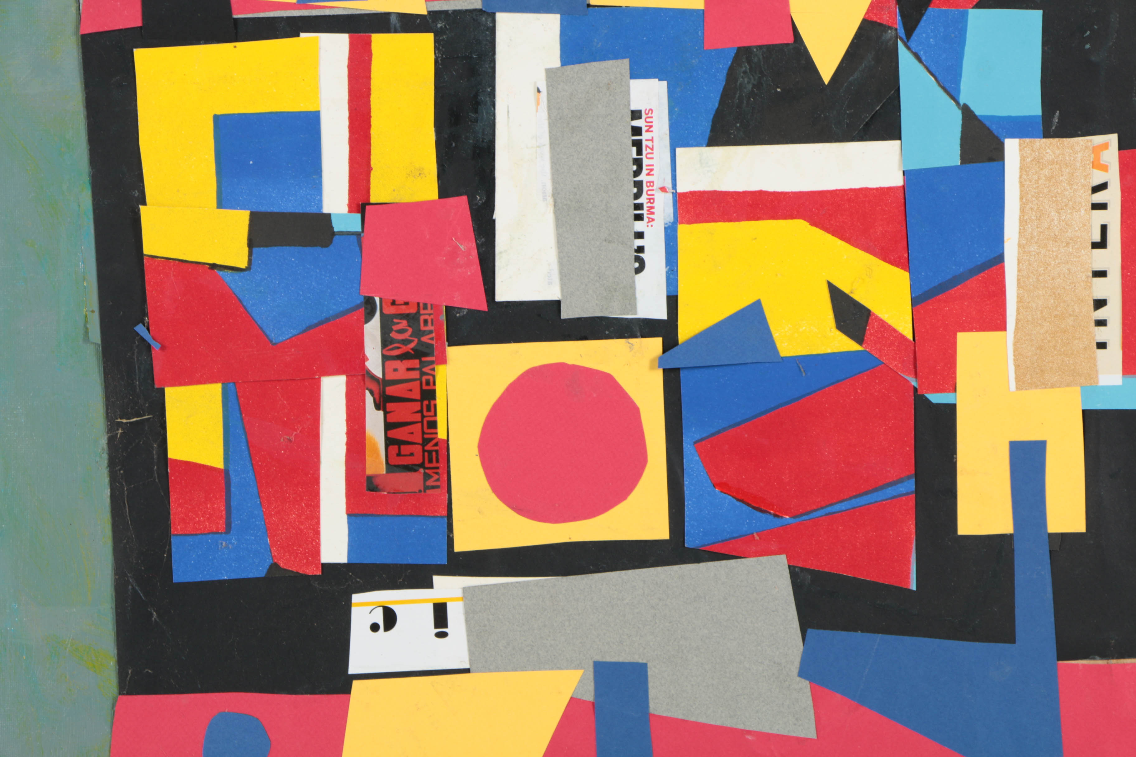 Assortment of Ronald Ahlström Abstract Mixed Media Compositions on Canvas Boards