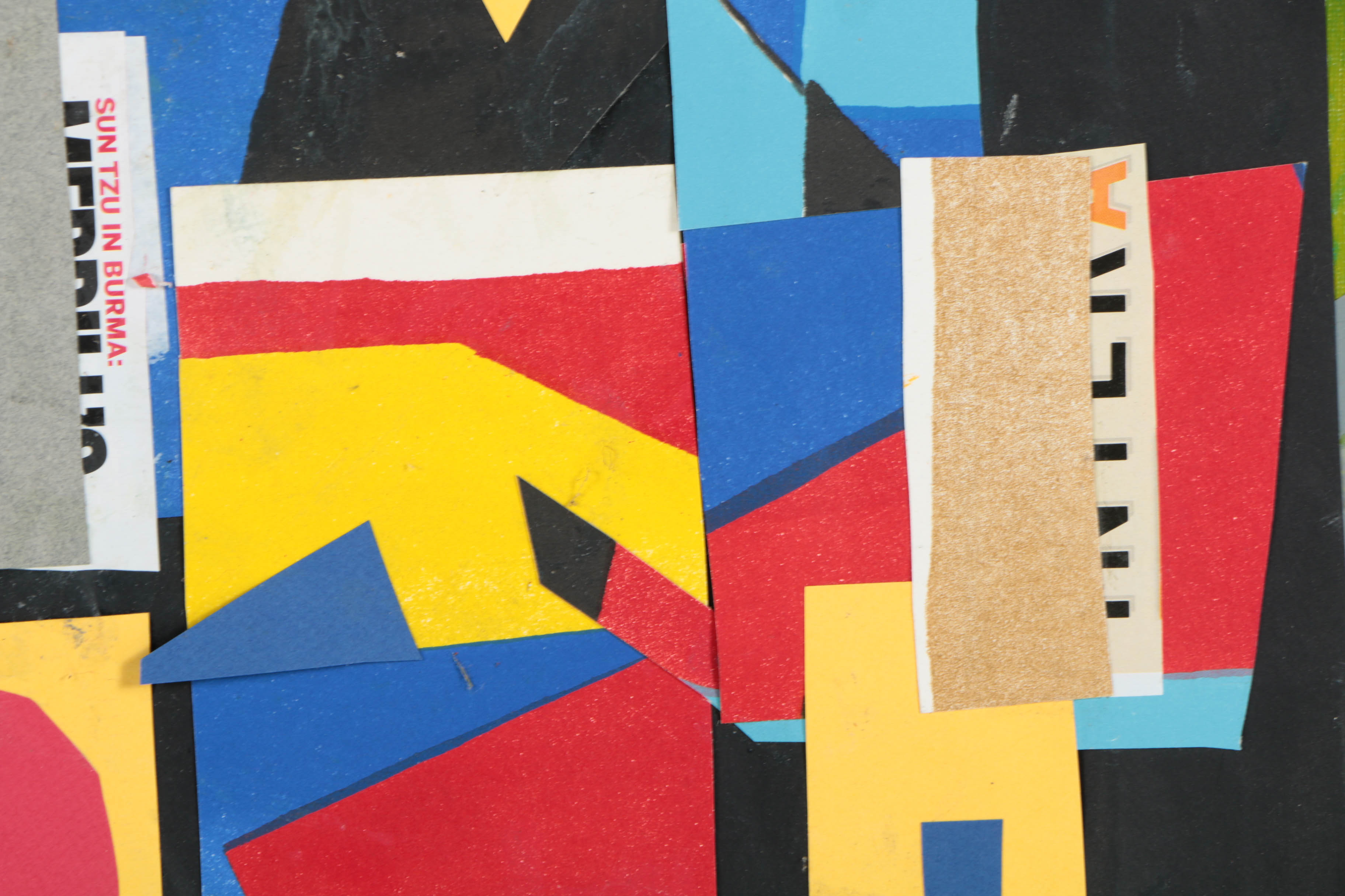 Assortment of Ronald Ahlström Abstract Mixed Media Compositions on Canvas Boards