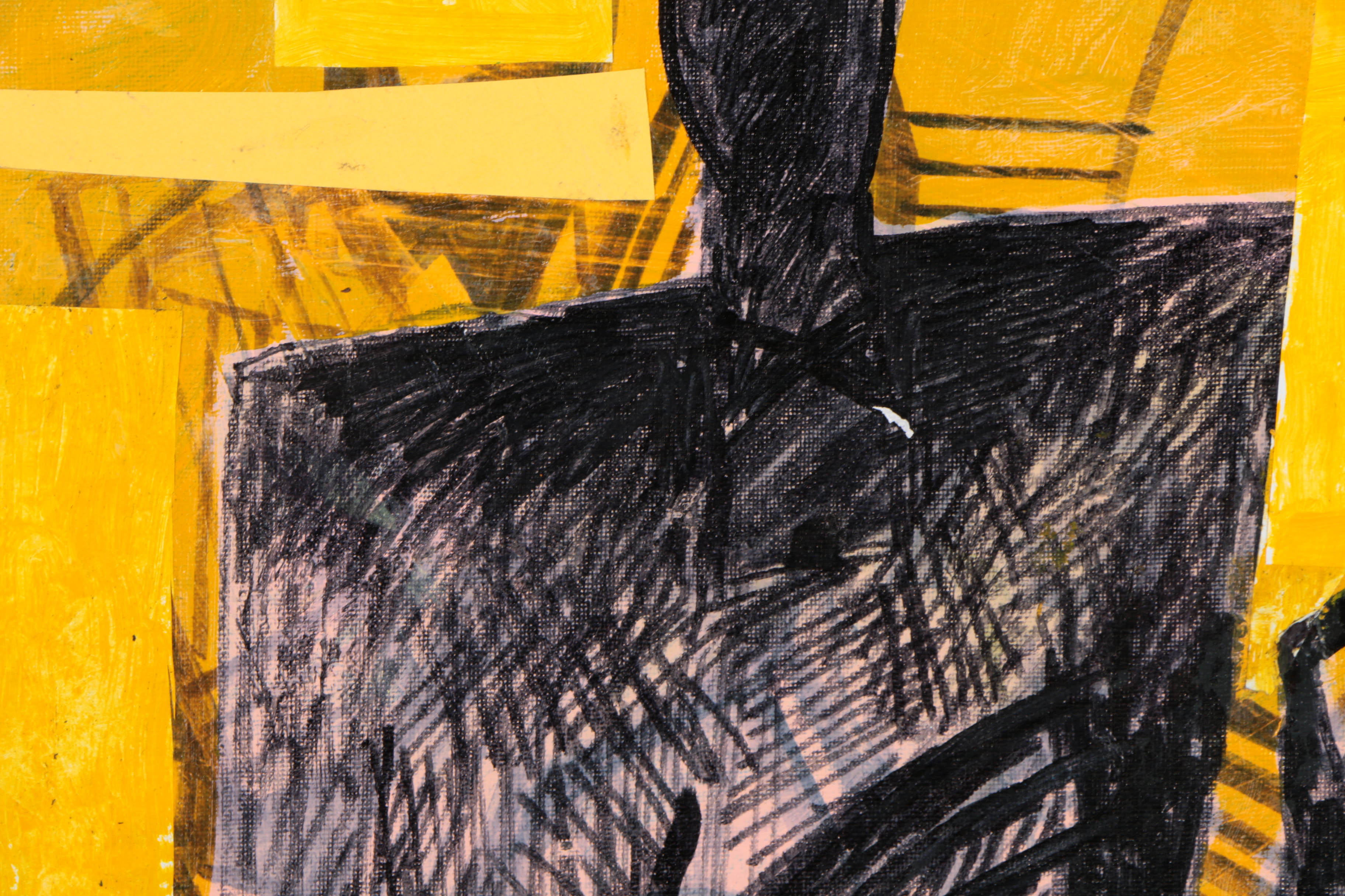 Assortment of Ronald Ahlström Abstract Mixed Media Compositions on Canvas Boards