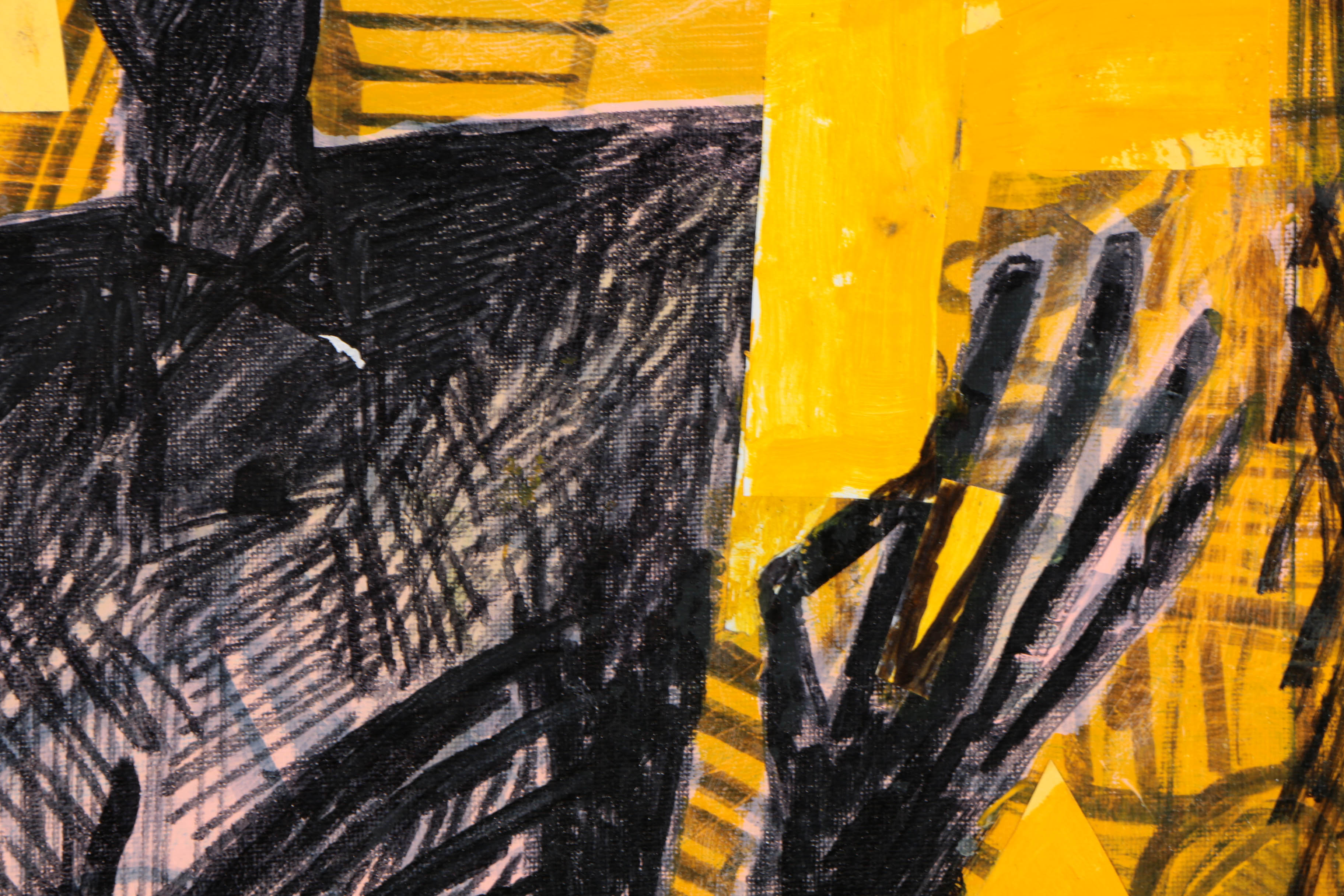 Assortment of Ronald Ahlström Abstract Mixed Media Compositions on Canvas Boards