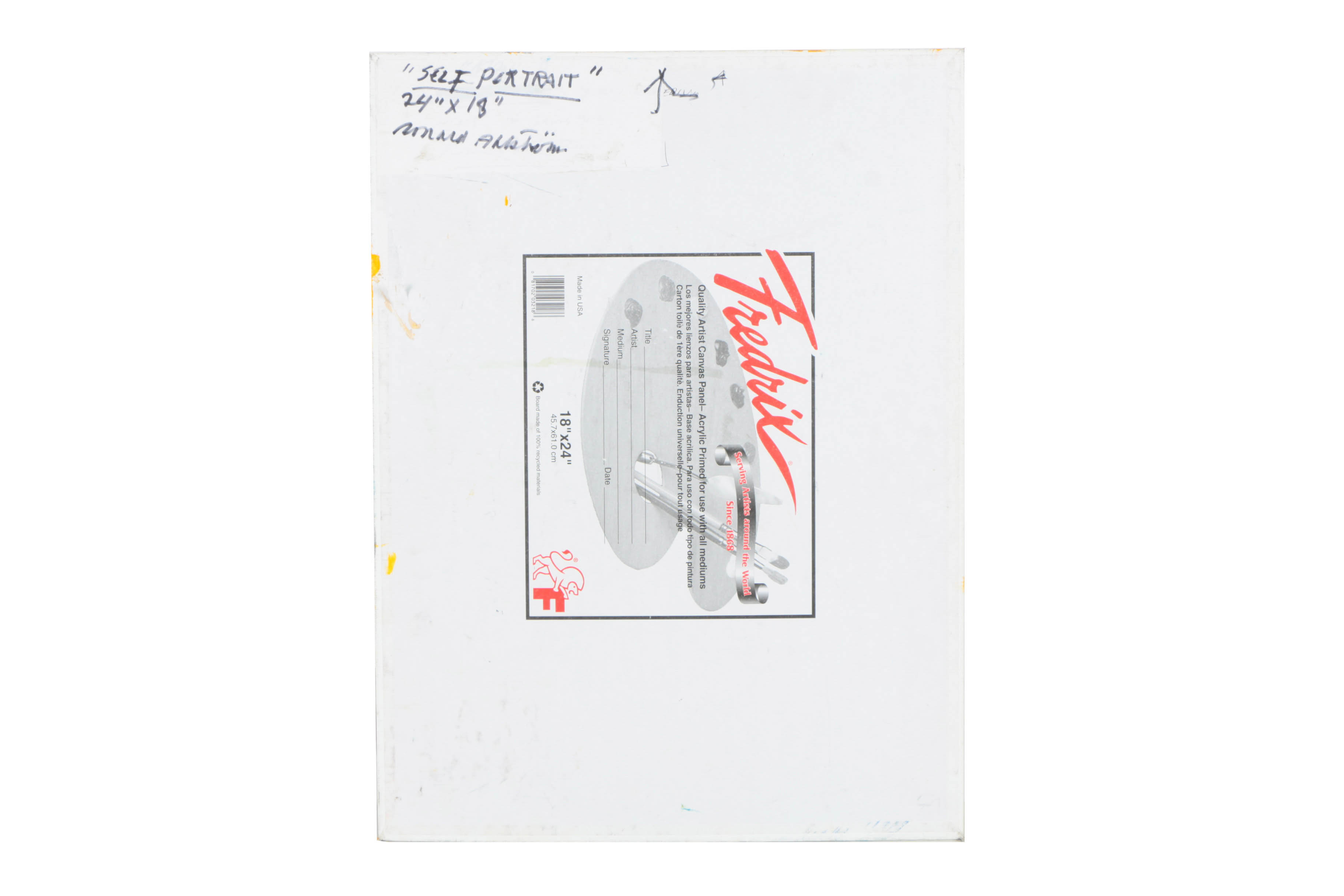 Assortment of Ronald Ahlström Abstract Mixed Media Compositions on Canvas Boards