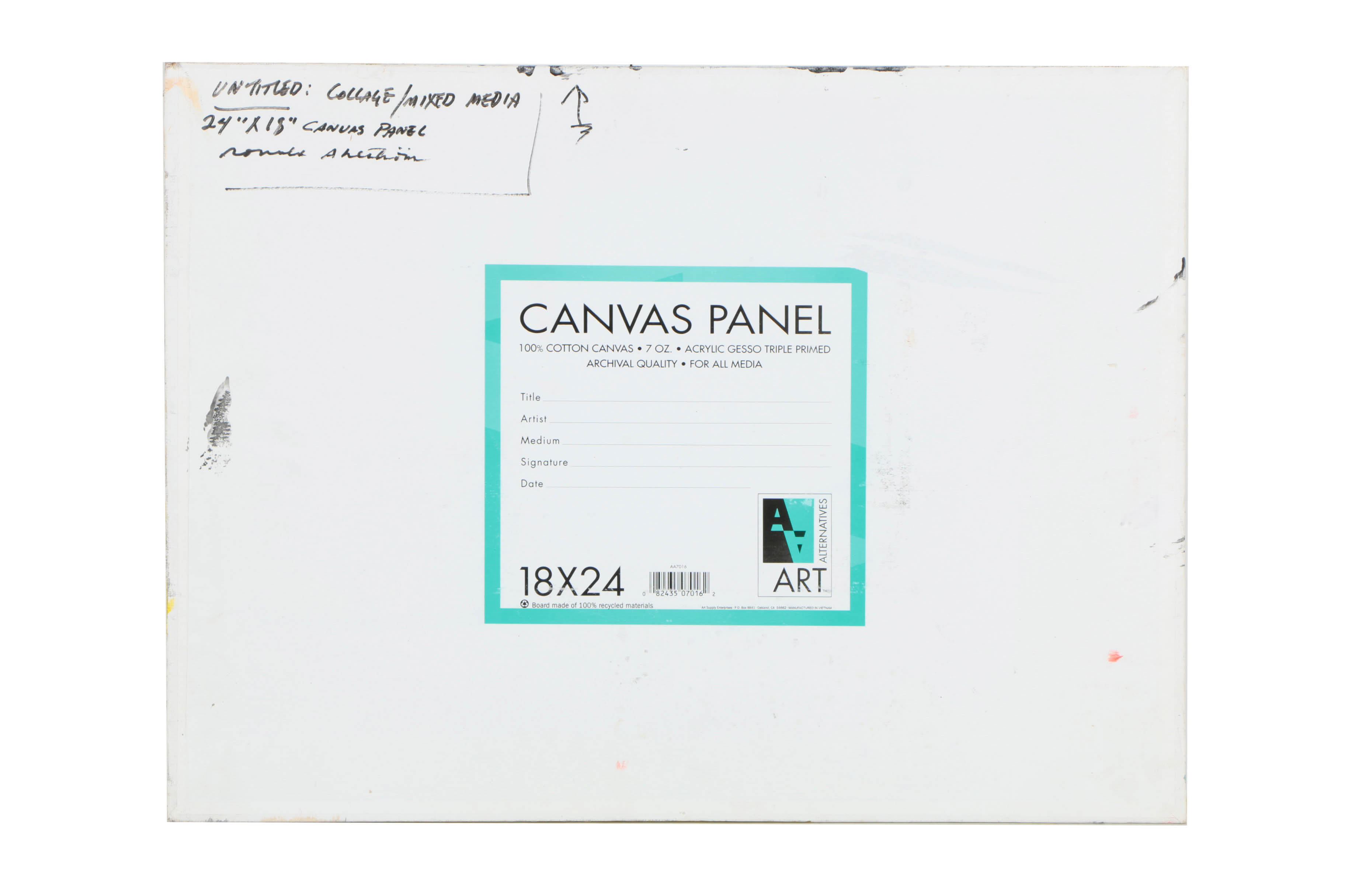 Assortment of Ronald Ahlström Abstract Mixed Media Compositions on Boards