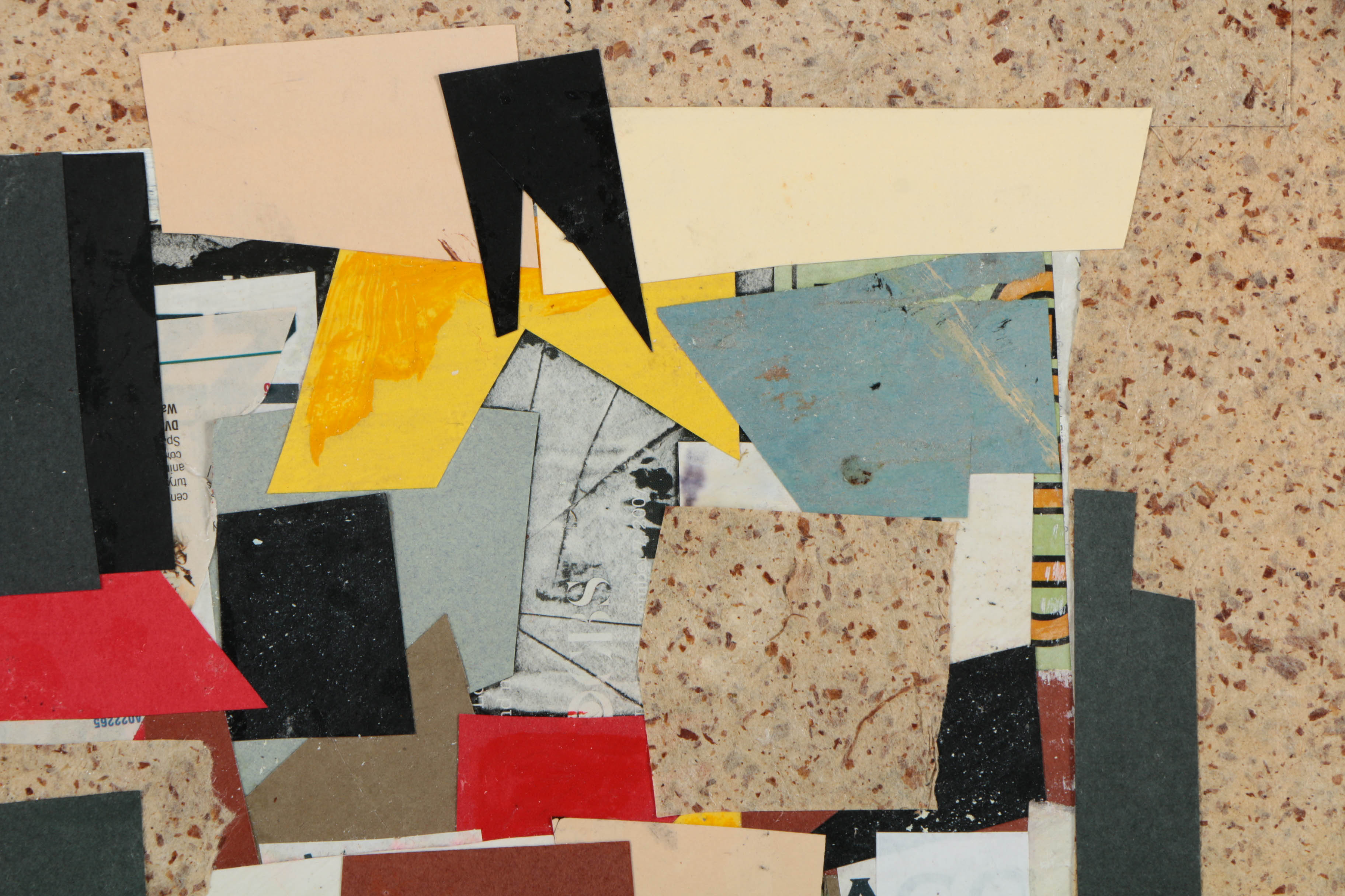 Assortment of Ronald Ahlström Abstract Mixed Media Compositions on Boards