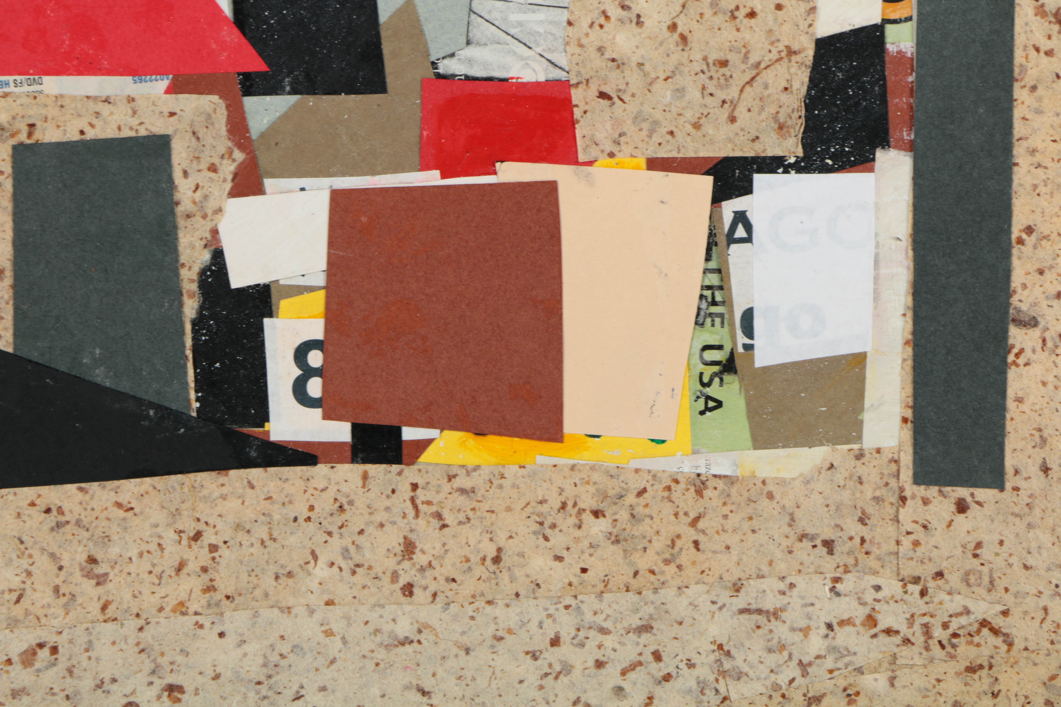 Assortment of Ronald Ahlström Abstract Mixed Media Compositions on Boards