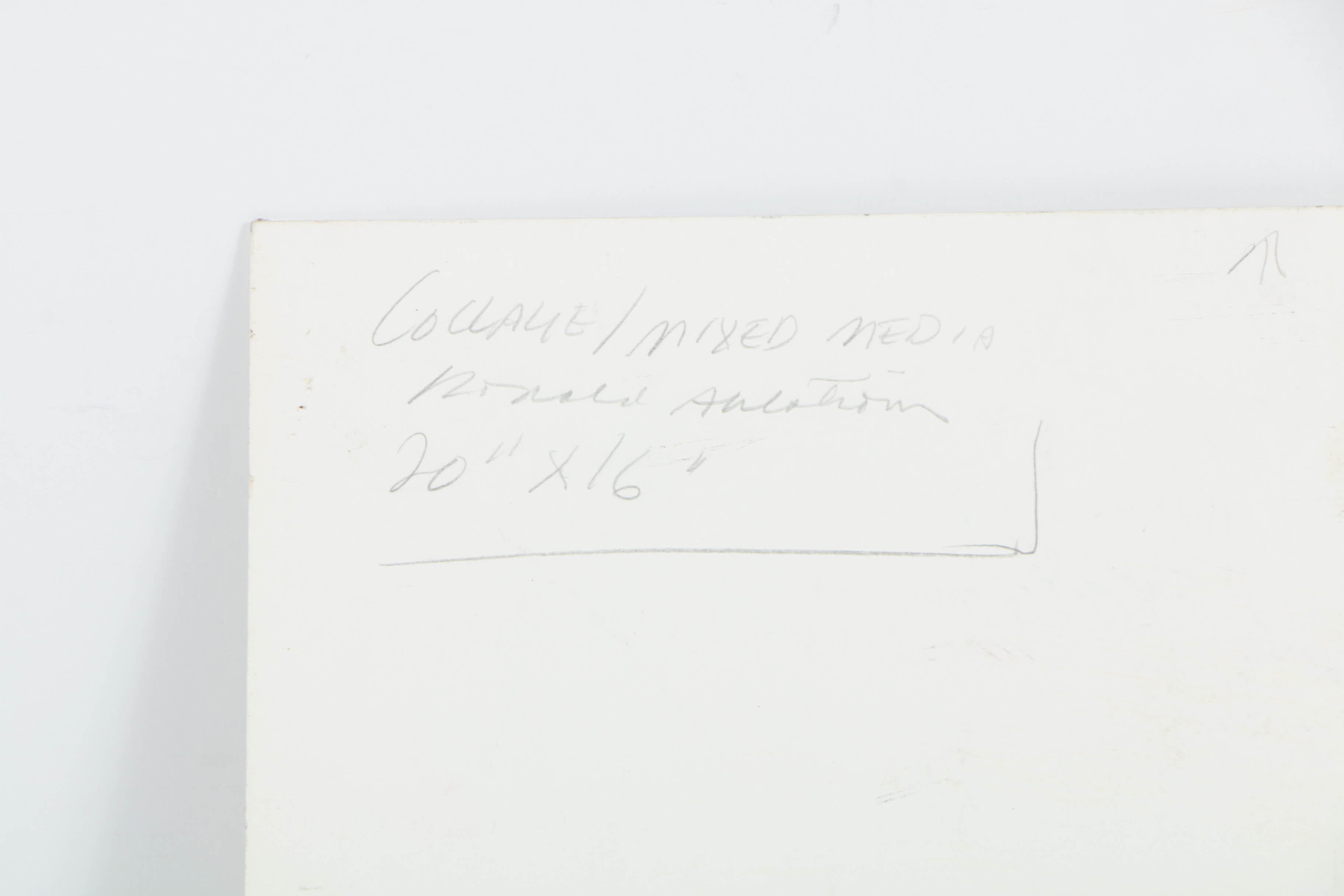 Assortment of Ronald Ahlström Abstract Mixed Media Compositions on Boards