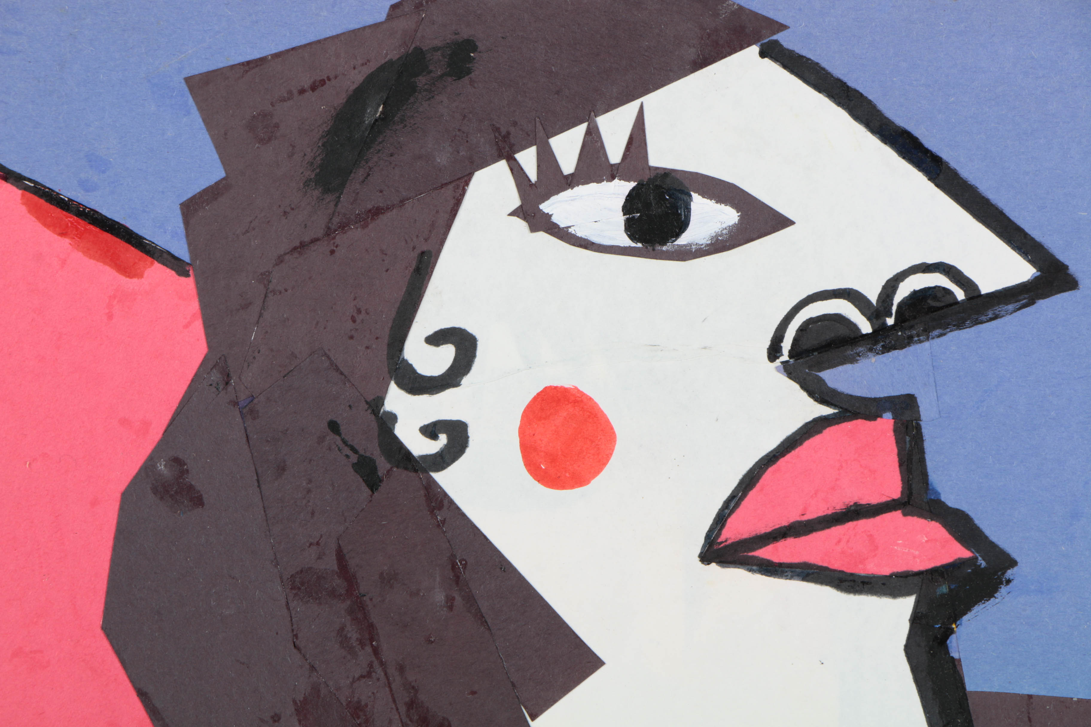 Assortment of Ronald Ahlström Abstract Mixed Media Compositions on Boards