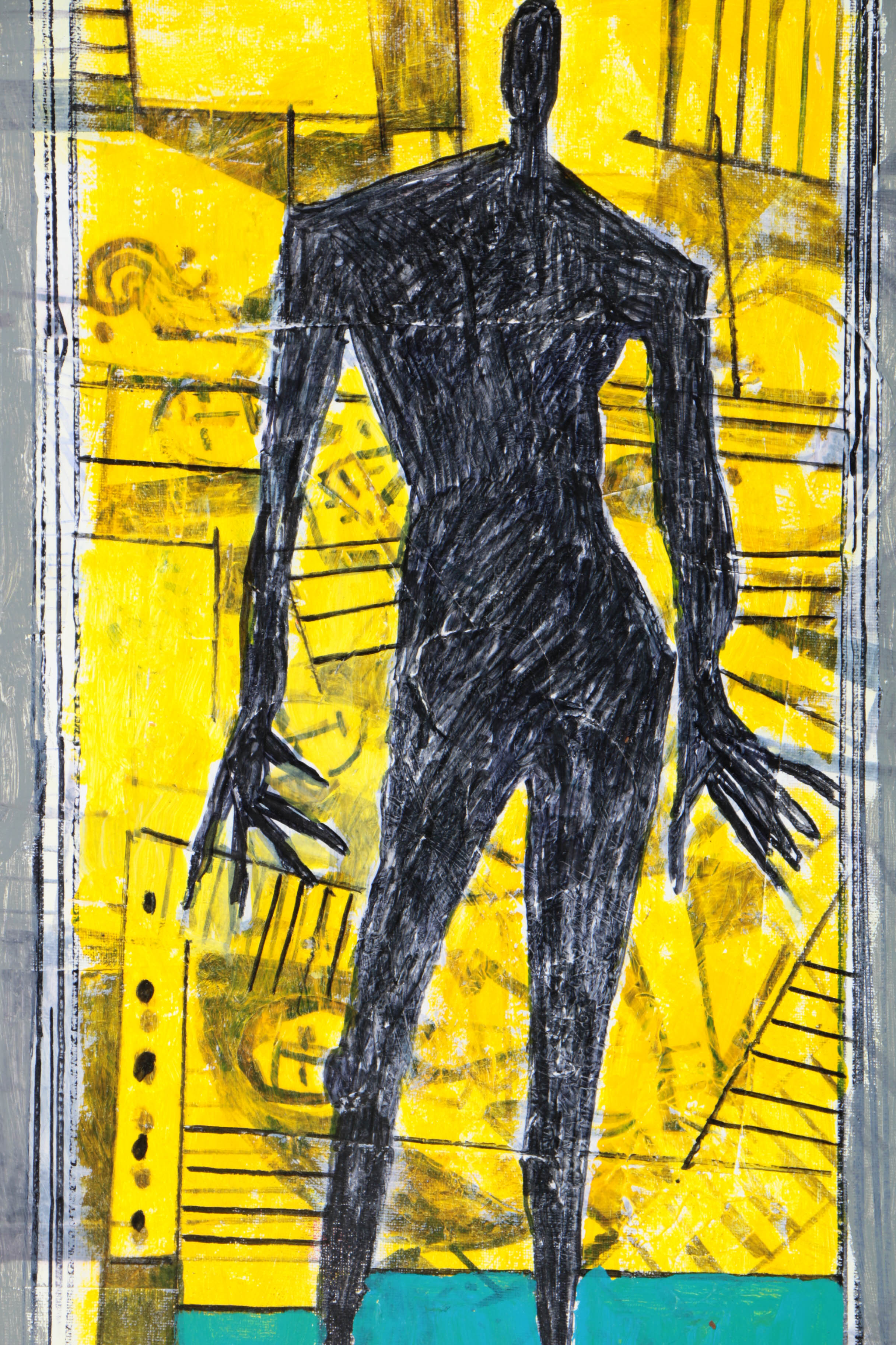 Assortment of Ronald Ahlström Abstract Mixed Media Compositions on Canvas Boards