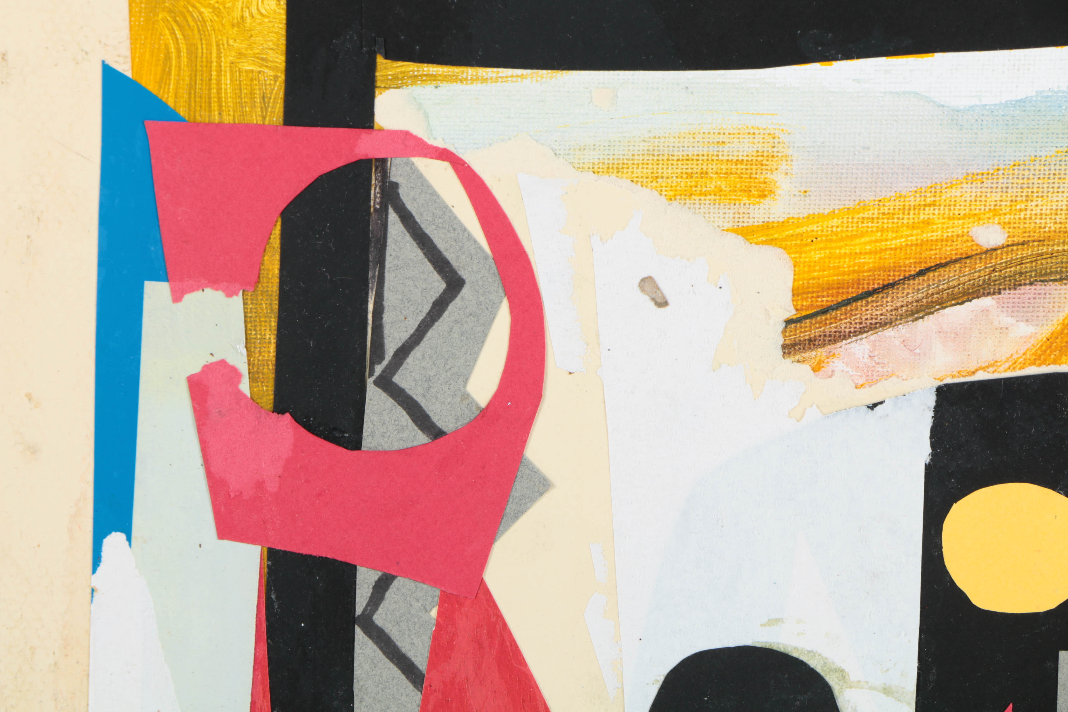 Assortment of Ronald Ahlström Abstract Mixed Media Compositions on Canvas Boards