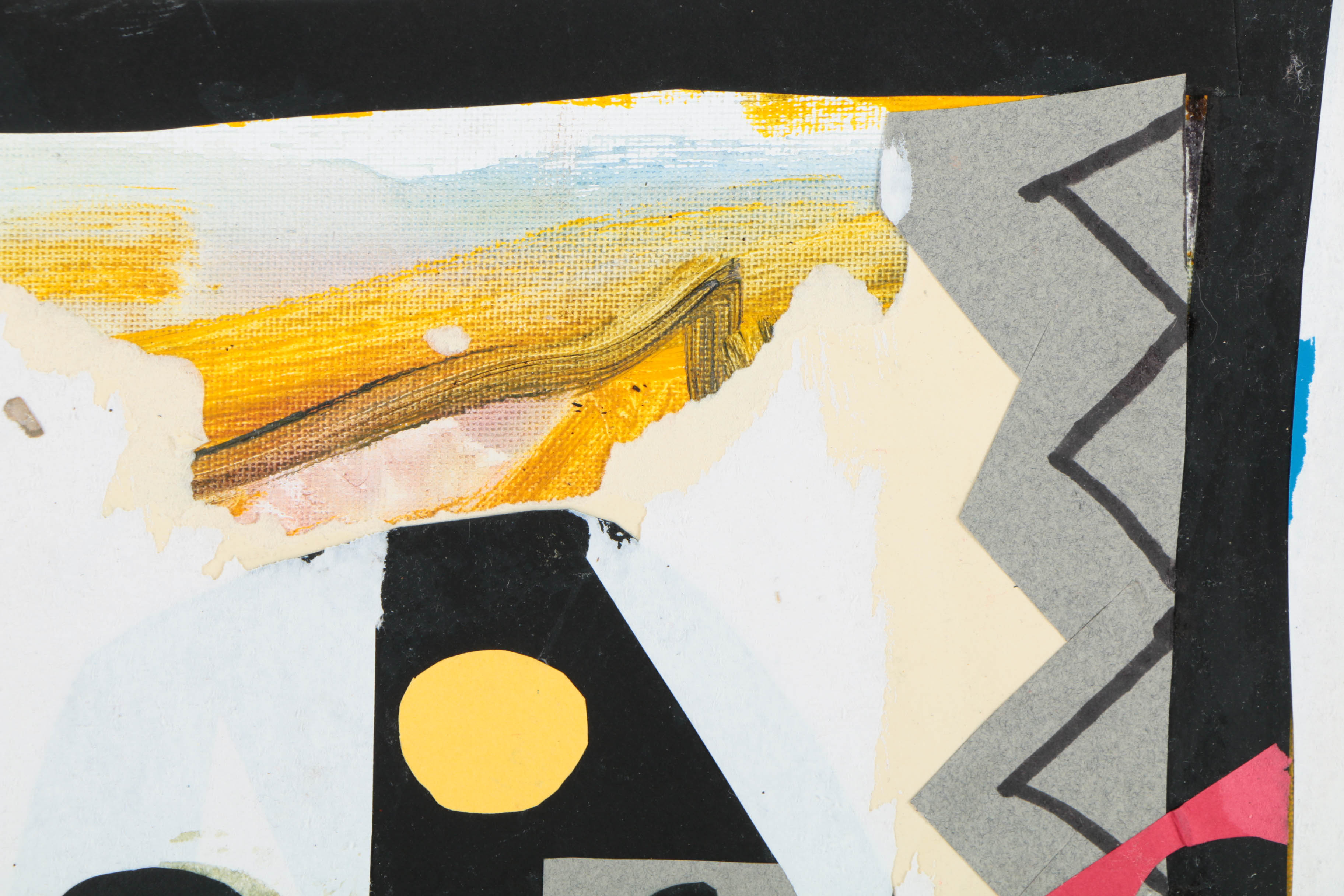 Assortment of Ronald Ahlström Abstract Mixed Media Compositions on Canvas Boards