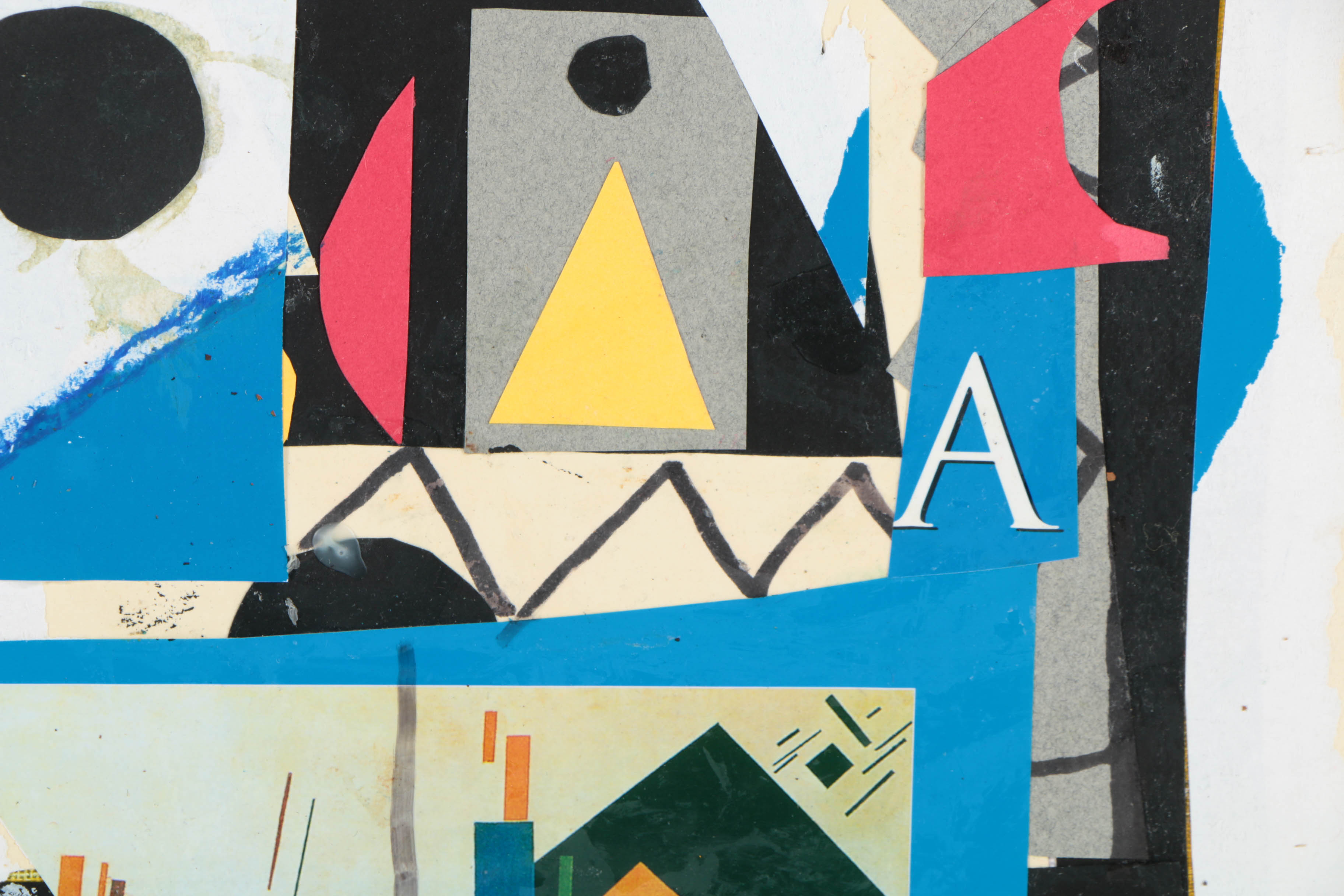 Assortment of Ronald Ahlström Abstract Mixed Media Compositions on Canvas Boards