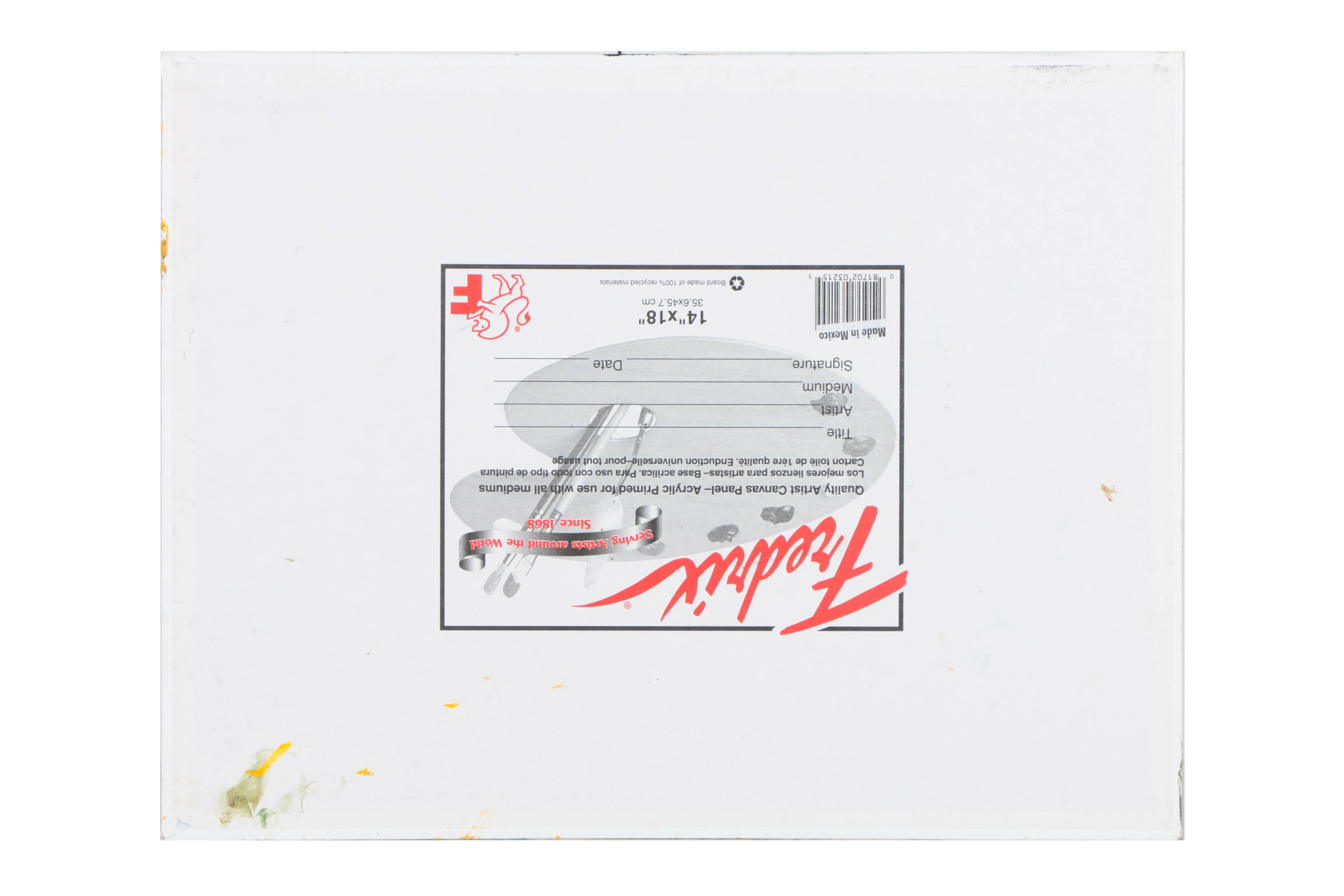 Assortment of Ronald Ahlström Abstract Mixed Media Compositions on Canvas Boards