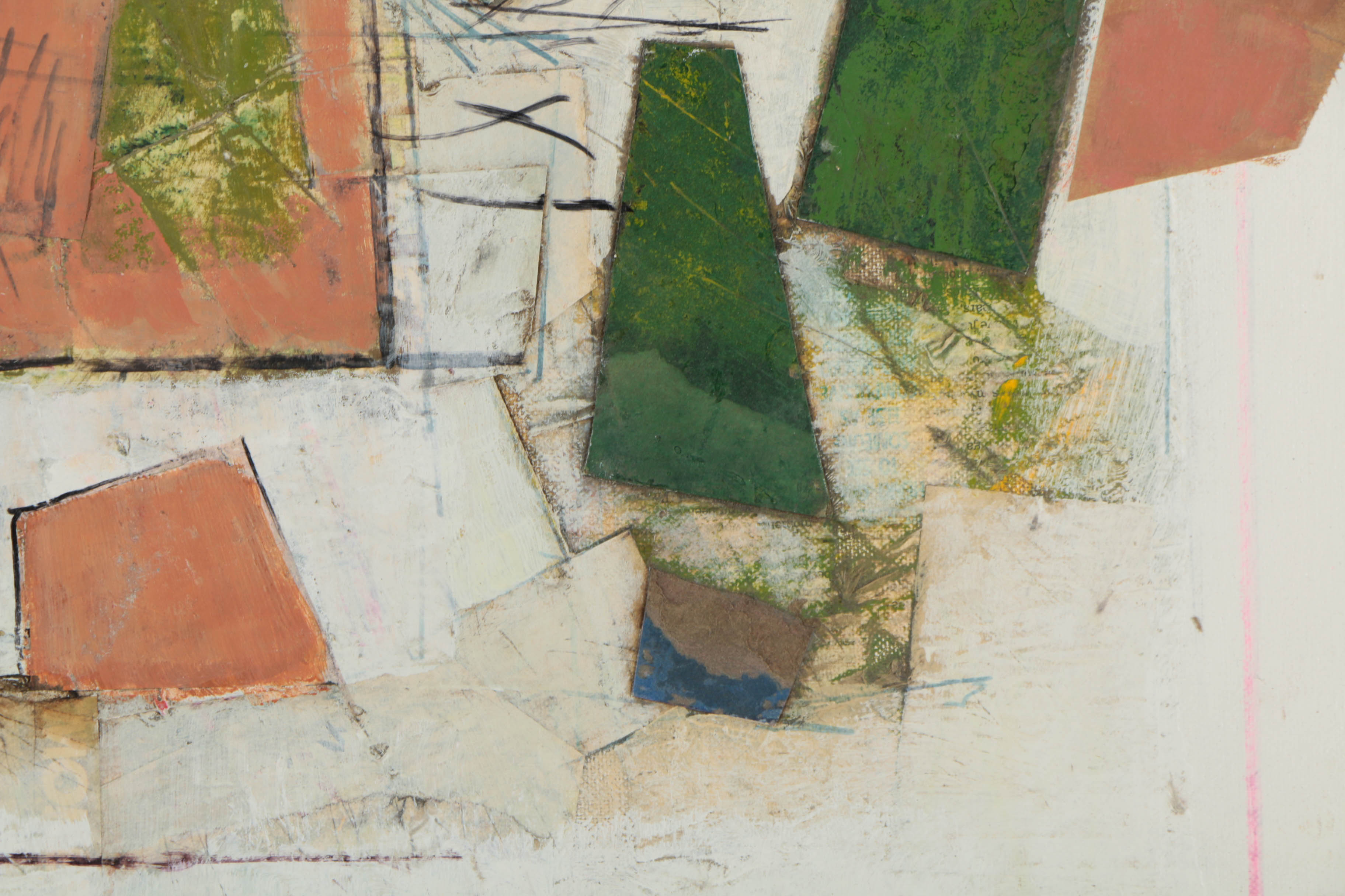 Assortment of Ronald Ahlström Abstract Mixed Media Compositions on Canvas Boards