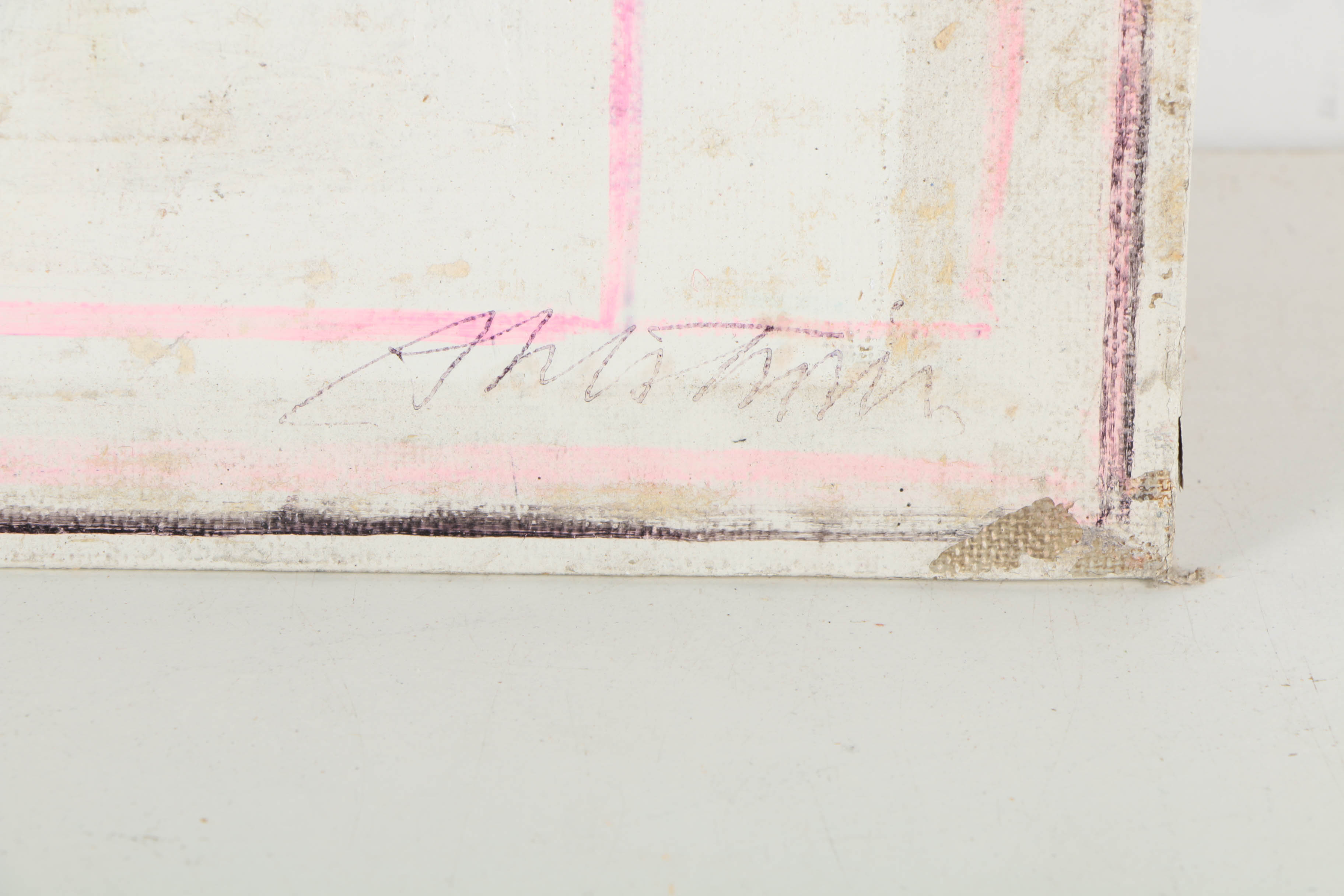 Assortment of Ronald Ahlström Abstract Mixed Media Compositions on Canvas Boards