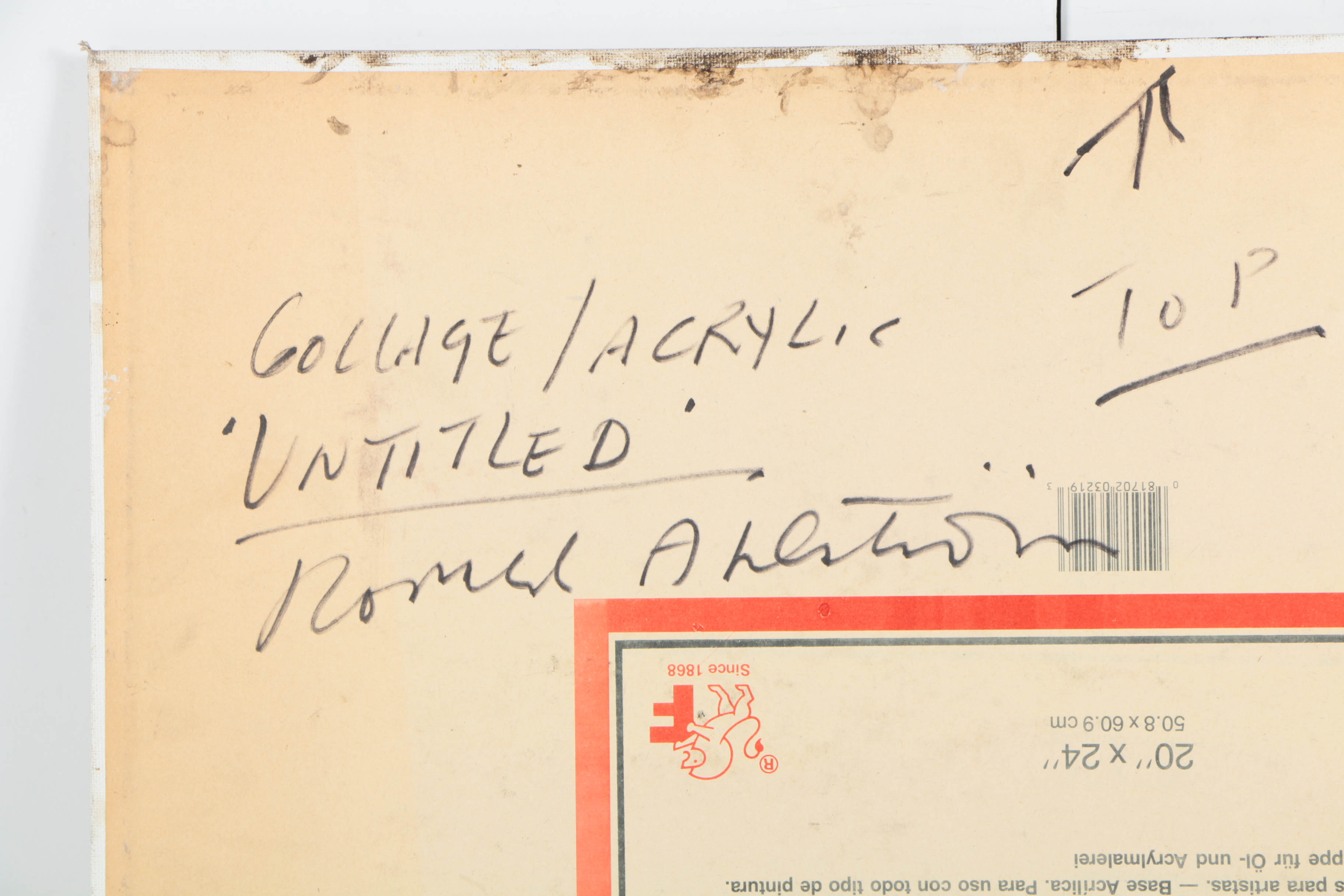 Assortment of Ronald Ahlström Abstract Mixed Media Compositions on Canvas Boards