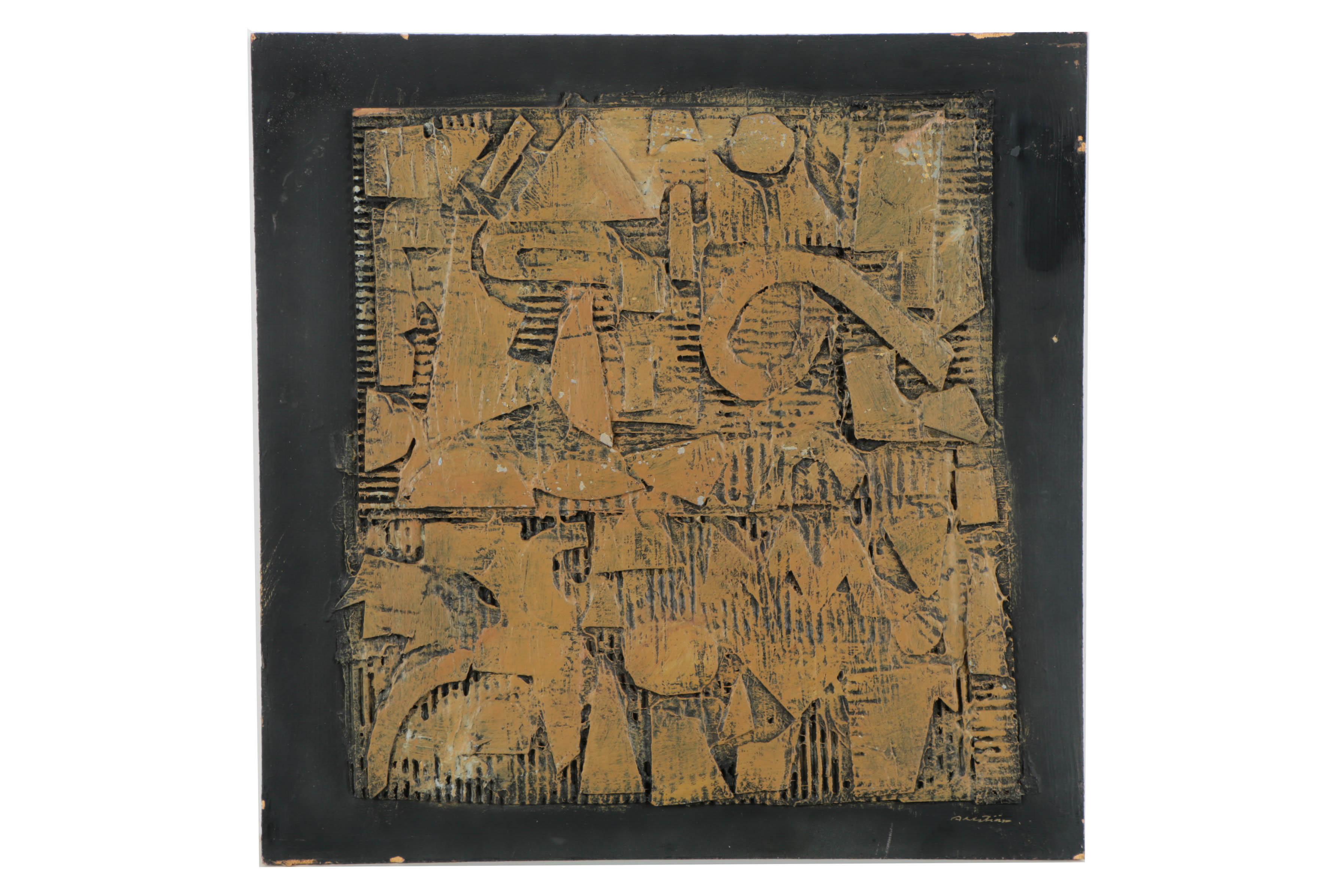 Pair of Ronald Ahlström Mixed Media on Board