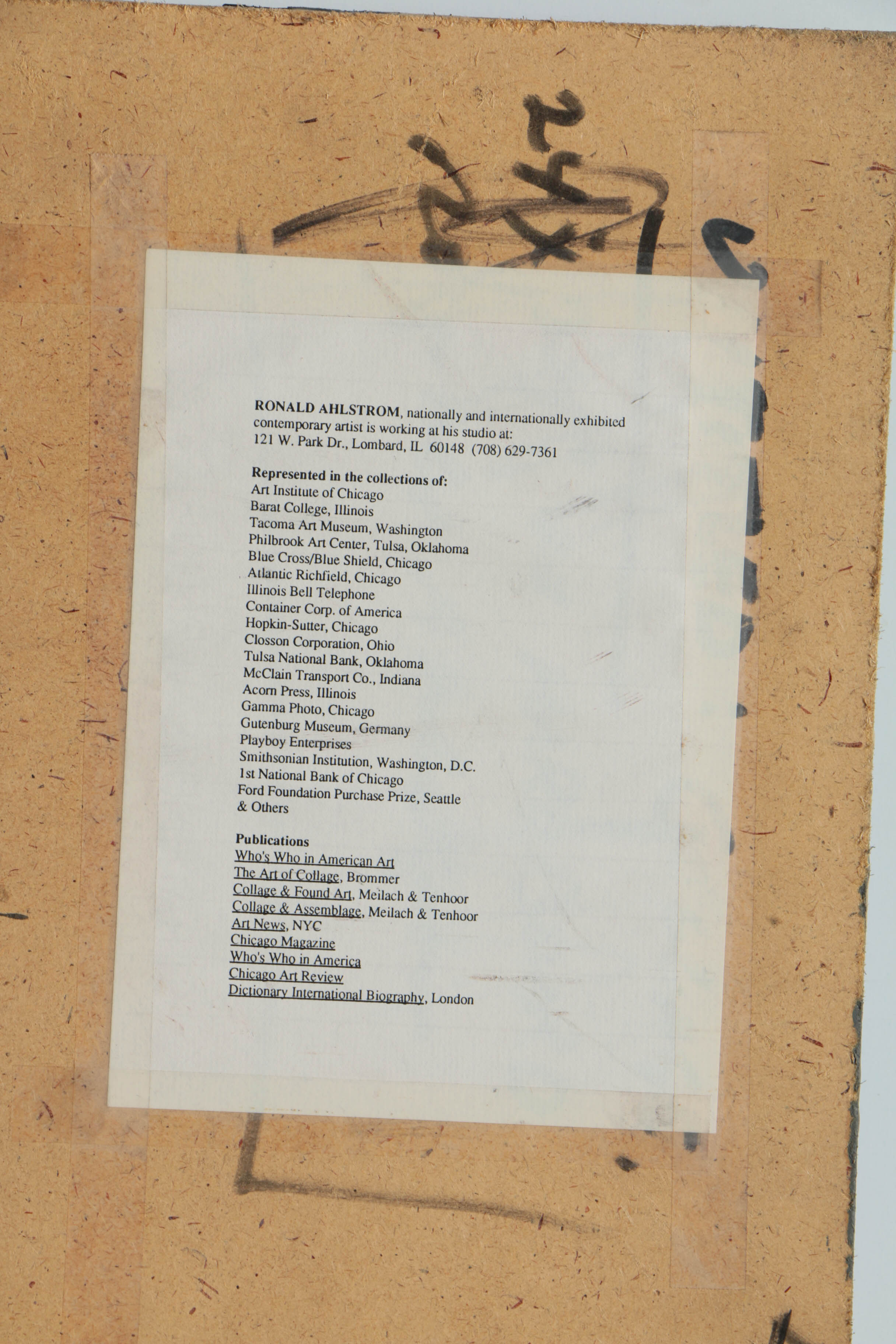 Pair of Ronald Ahlström Mixed Media on Board