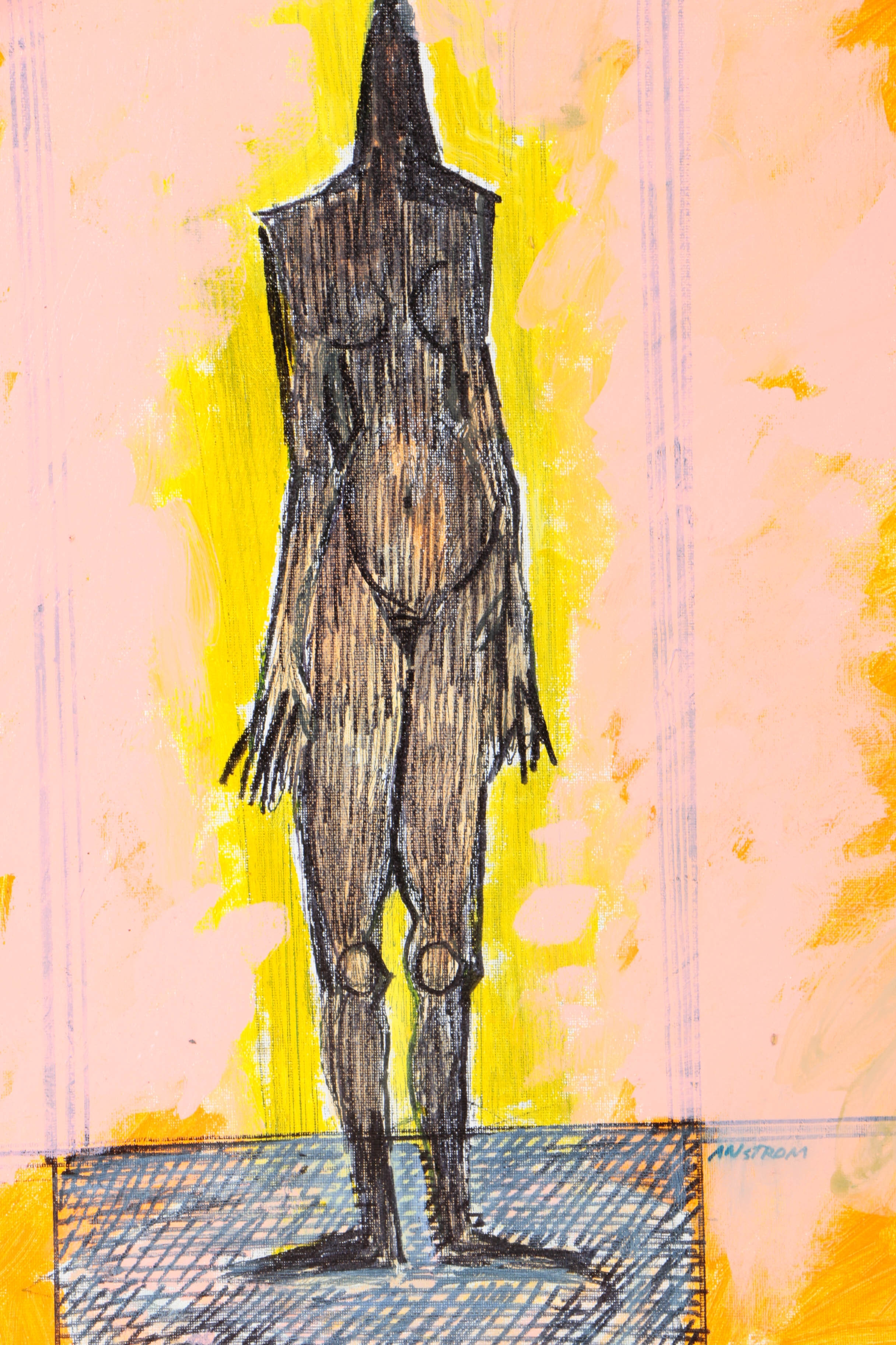 Collection of Ronald Ahlström Abstract Compositions on Canvas Boards