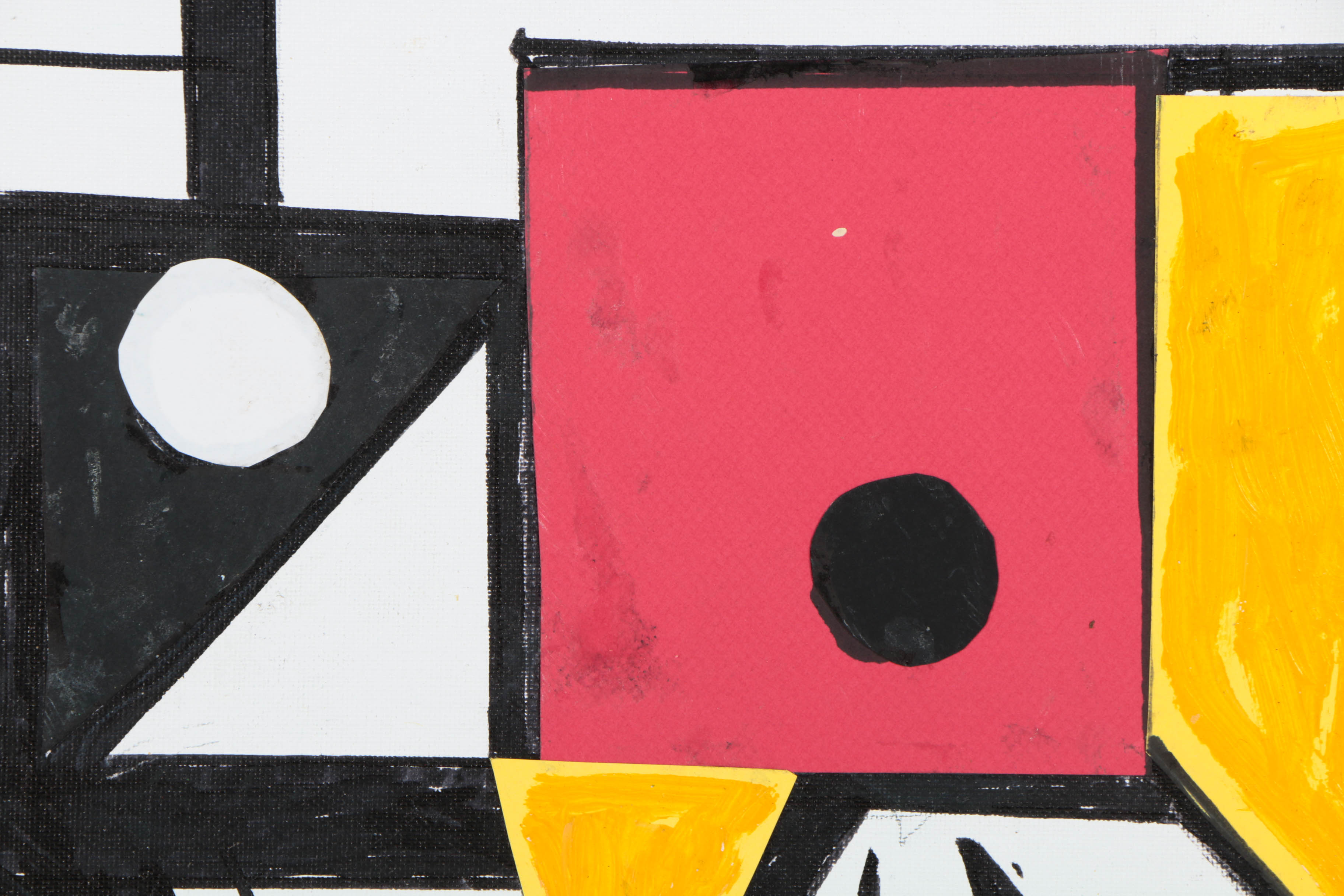 Collection of Ronald Ahlström Abstract Compositions on Canvas Boards