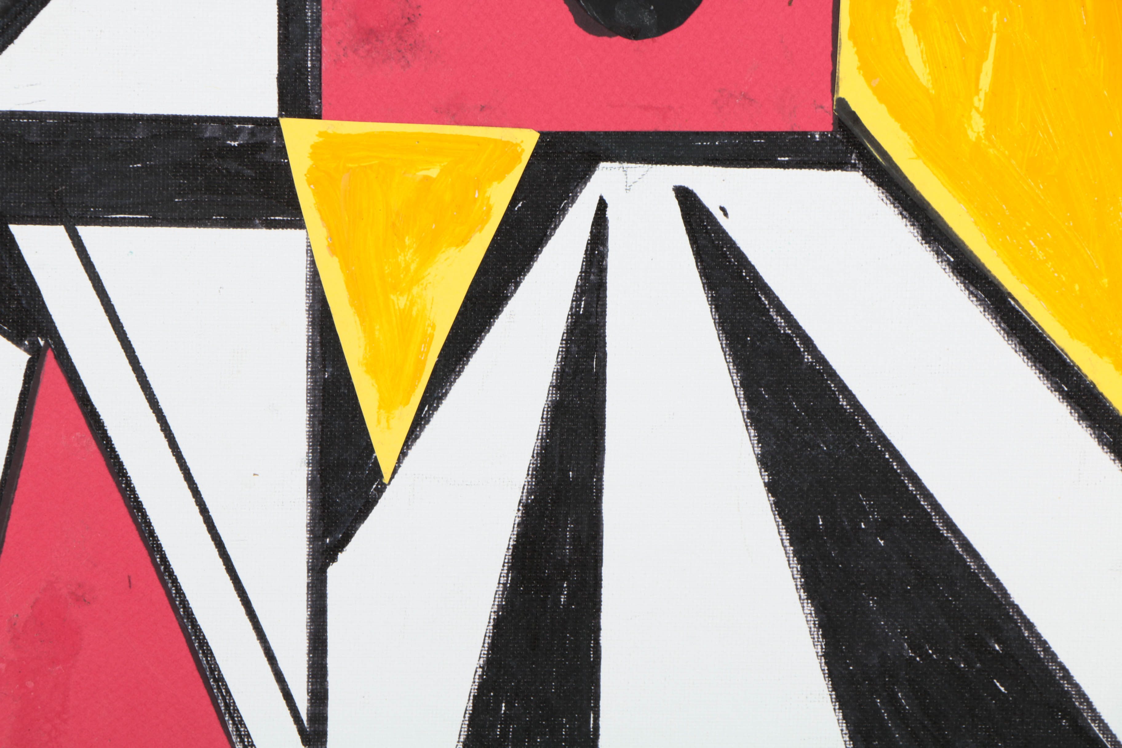 Collection of Ronald Ahlström Abstract Compositions on Canvas Boards