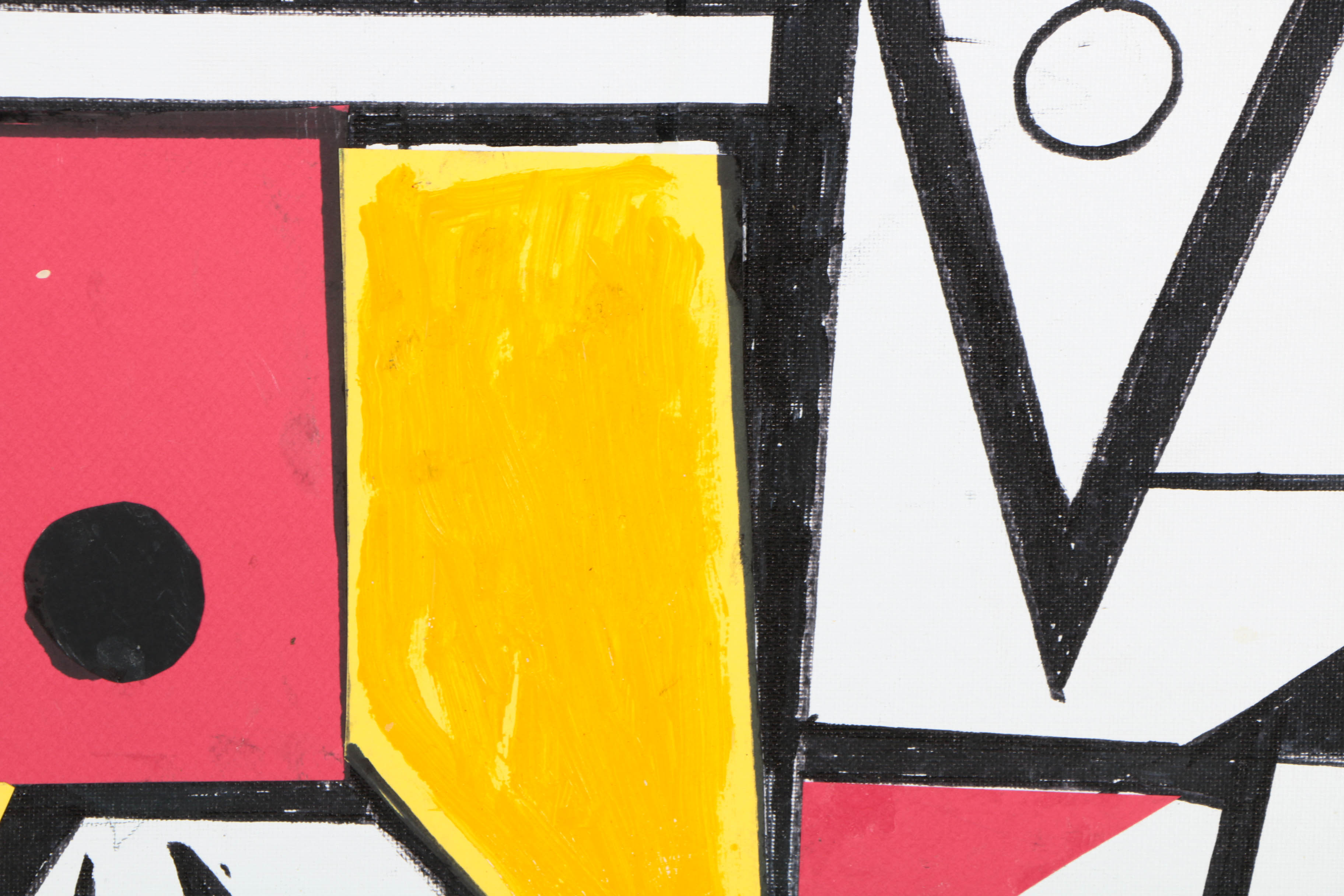 Collection of Ronald Ahlström Abstract Compositions on Canvas Boards