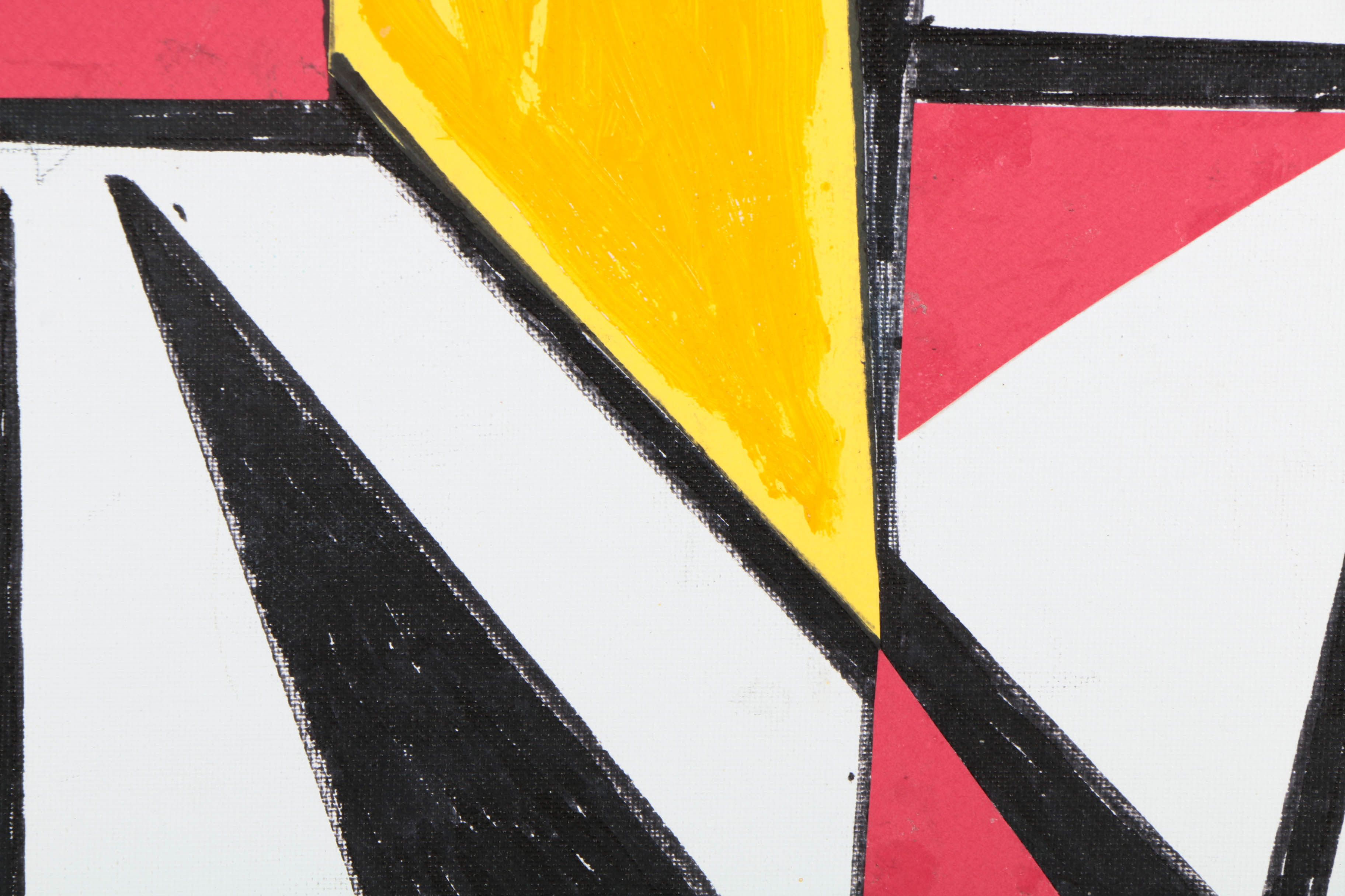 Collection of Ronald Ahlström Abstract Compositions on Canvas Boards