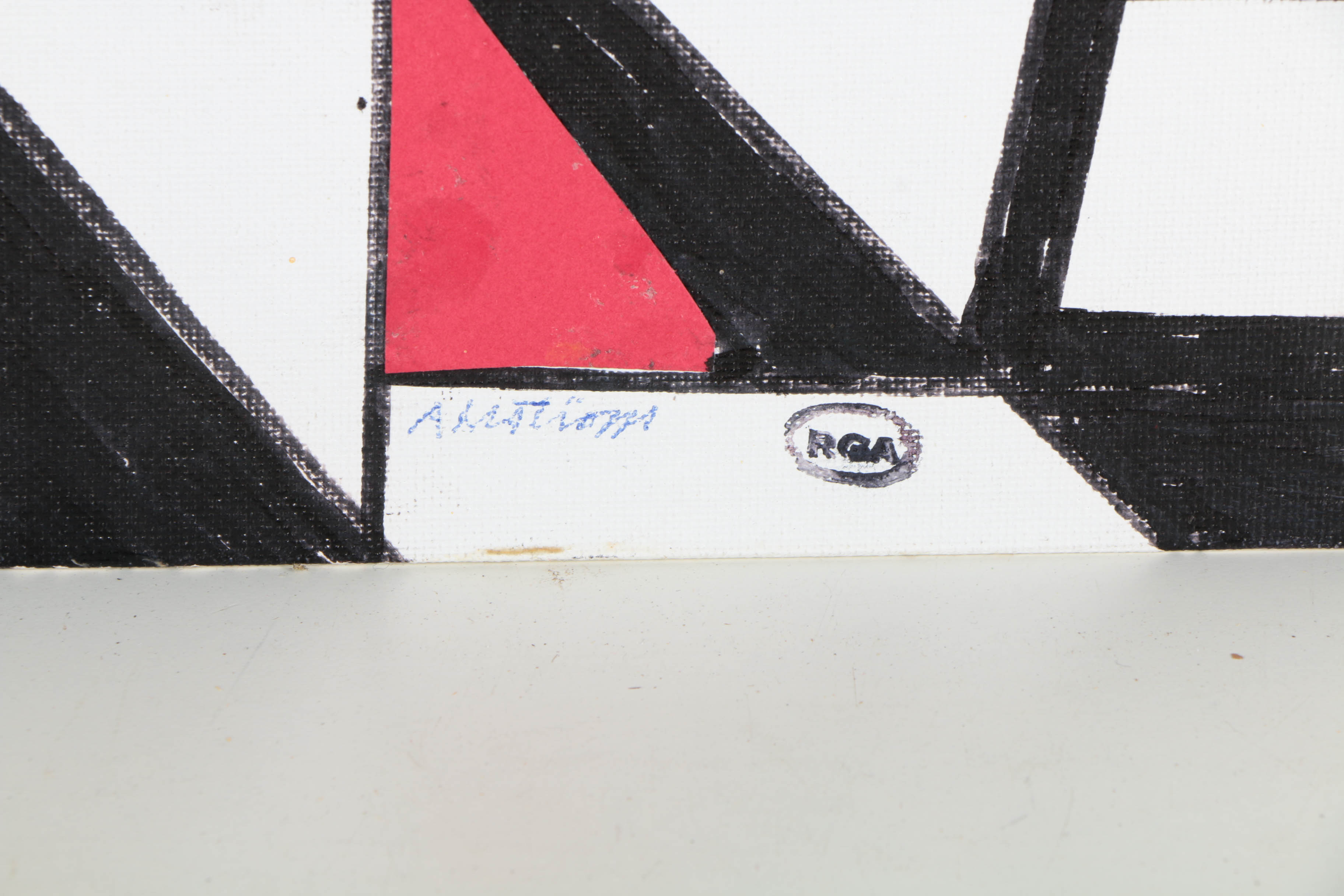 Collection of Ronald Ahlström Abstract Compositions on Canvas Boards