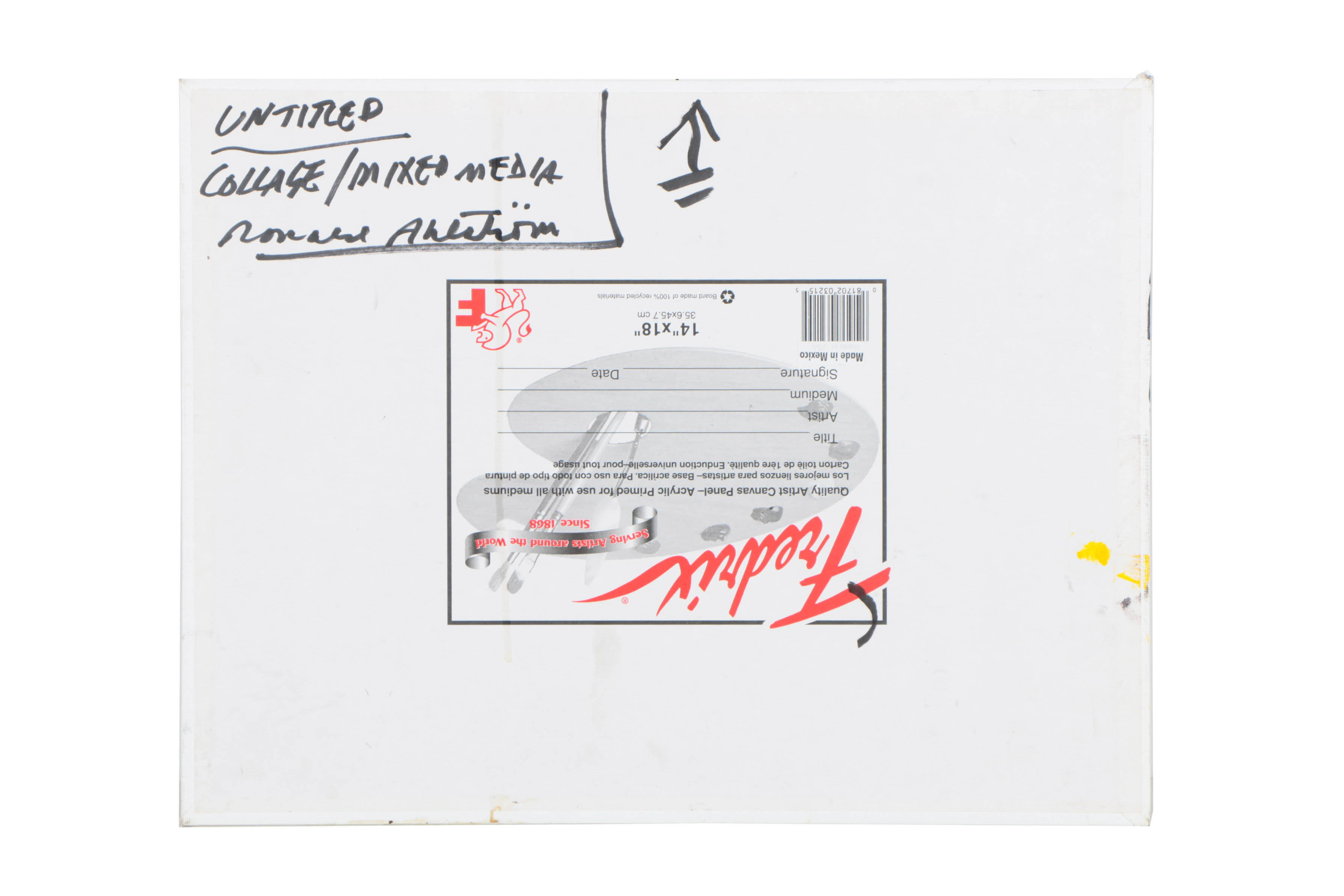 Collection of Ronald Ahlström Abstract Compositions on Canvas Boards