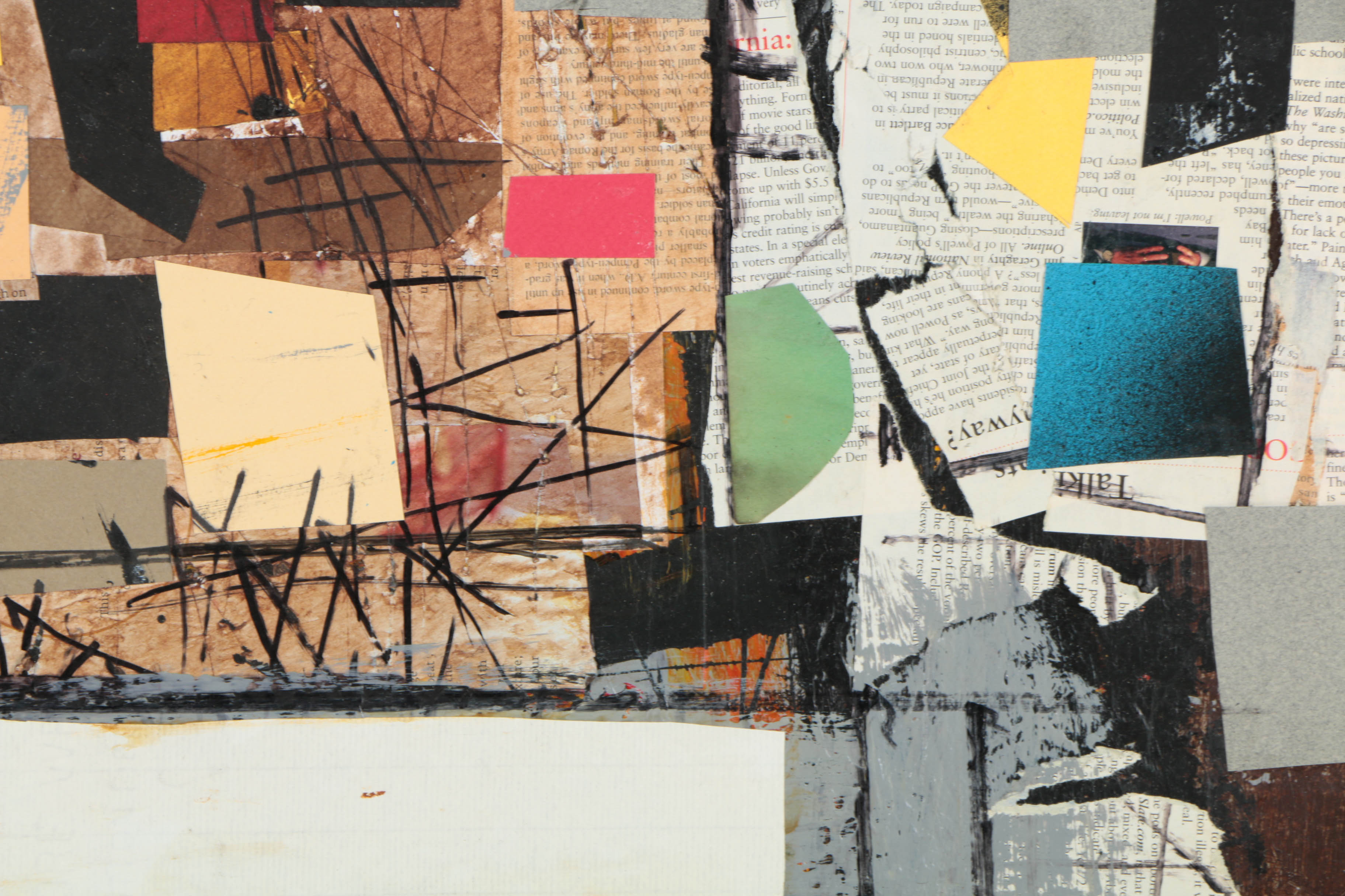 Collection of Ronald Ahlström Abstract Compositions on Canvas Boards