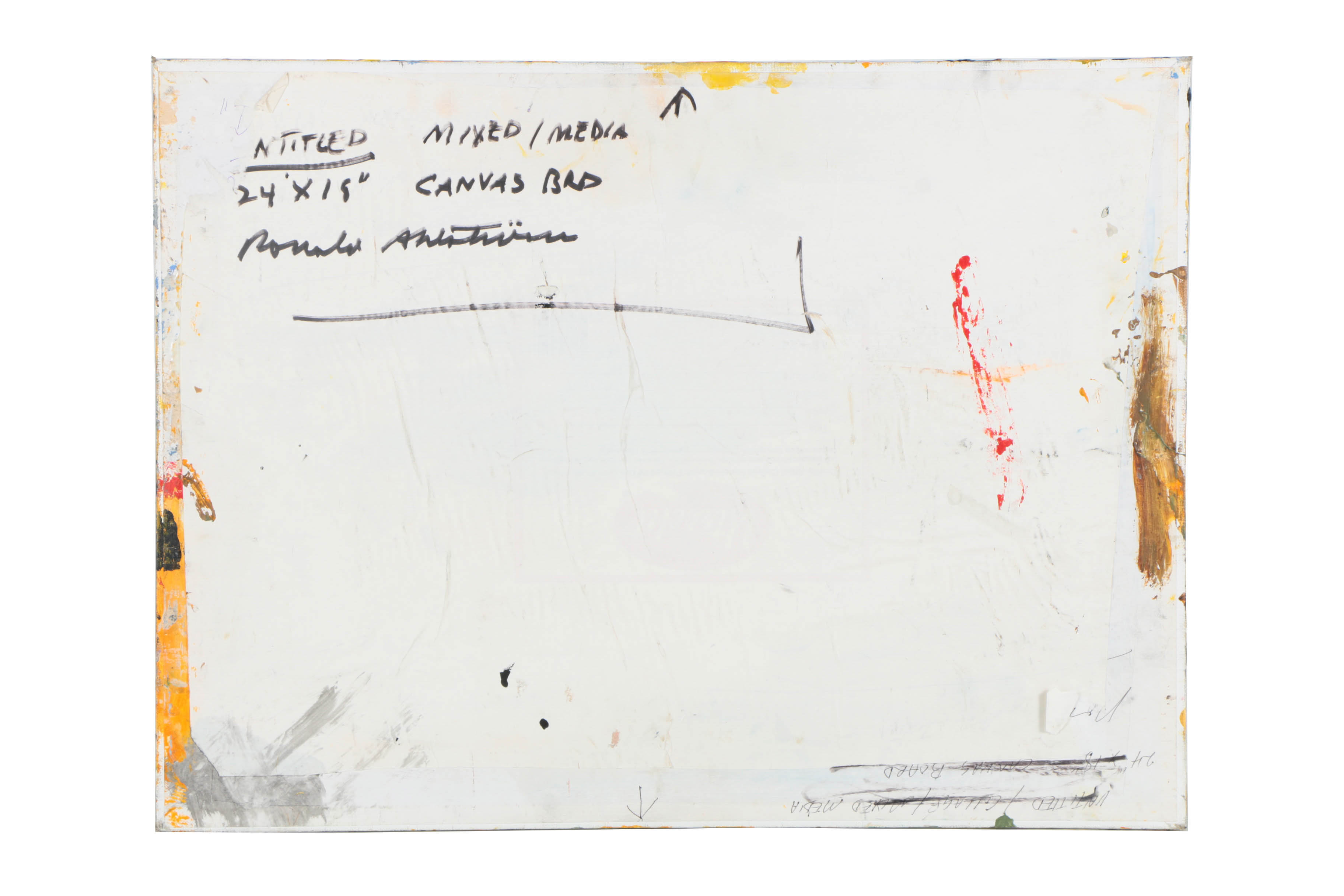 Collection of Ronald Ahlström Abstract Compositions on Canvas Boards