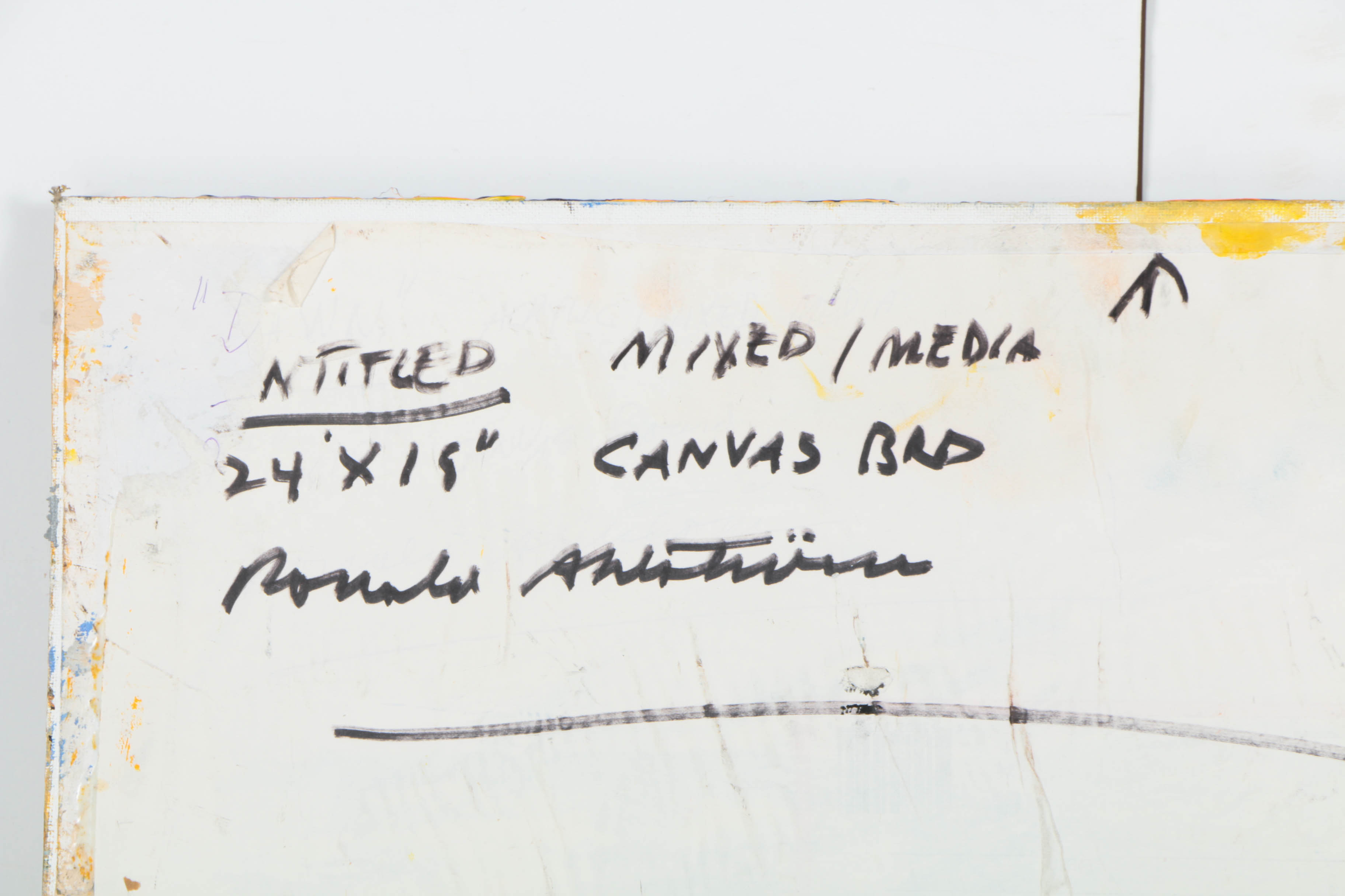 Collection of Ronald Ahlström Abstract Compositions on Canvas Boards