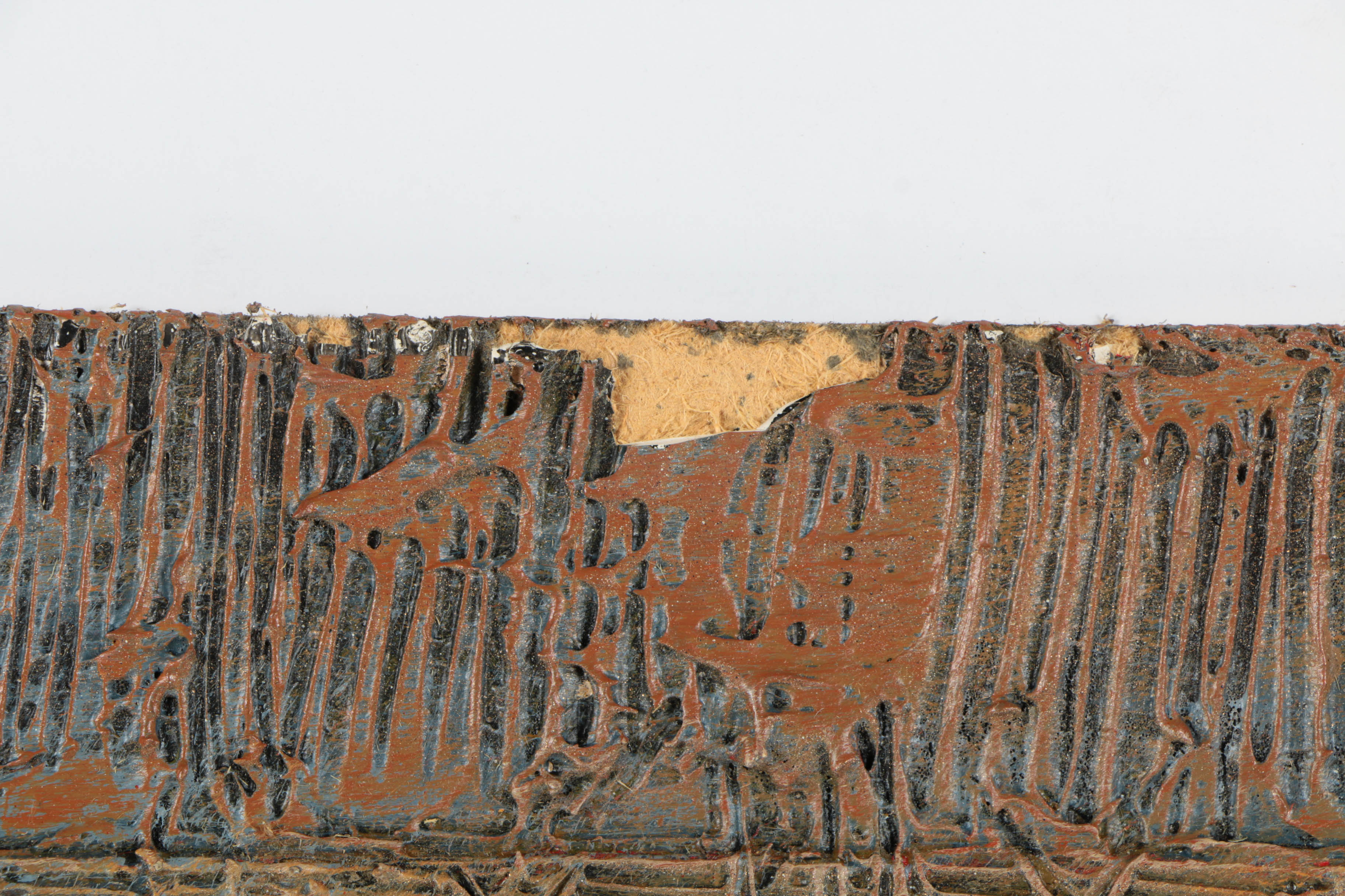 Ronald Ahlström Abstract Mixed Media Collage on Board