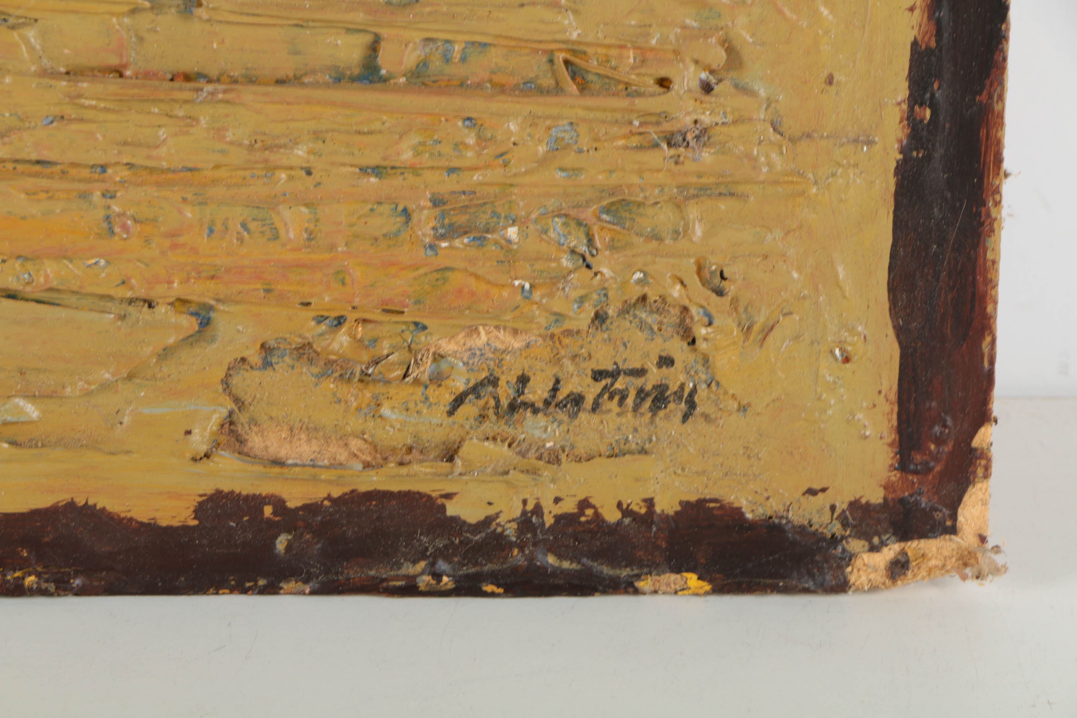 Pair of Ronald Ahlström Mixed Media on Board