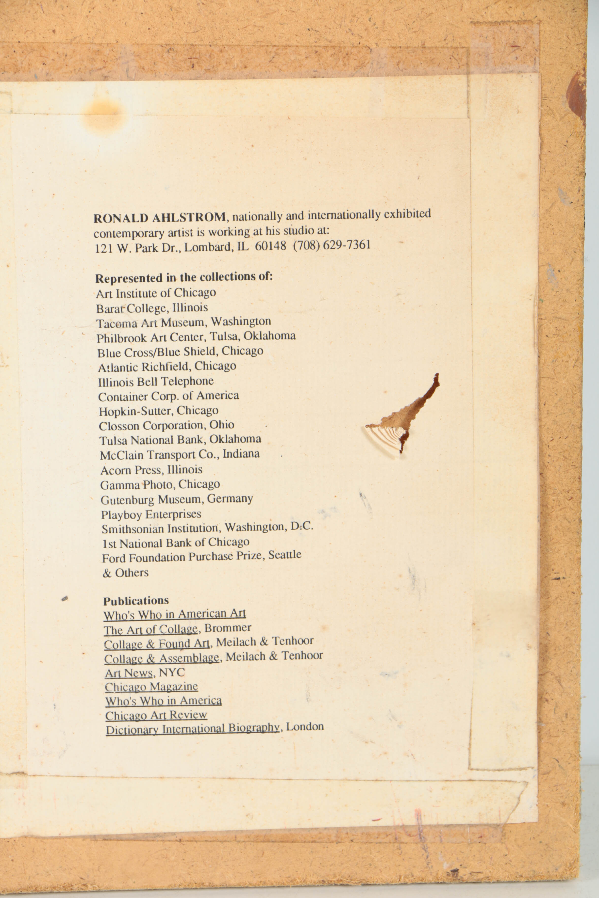 Pair of Ronald Ahlström Mixed Media on Board