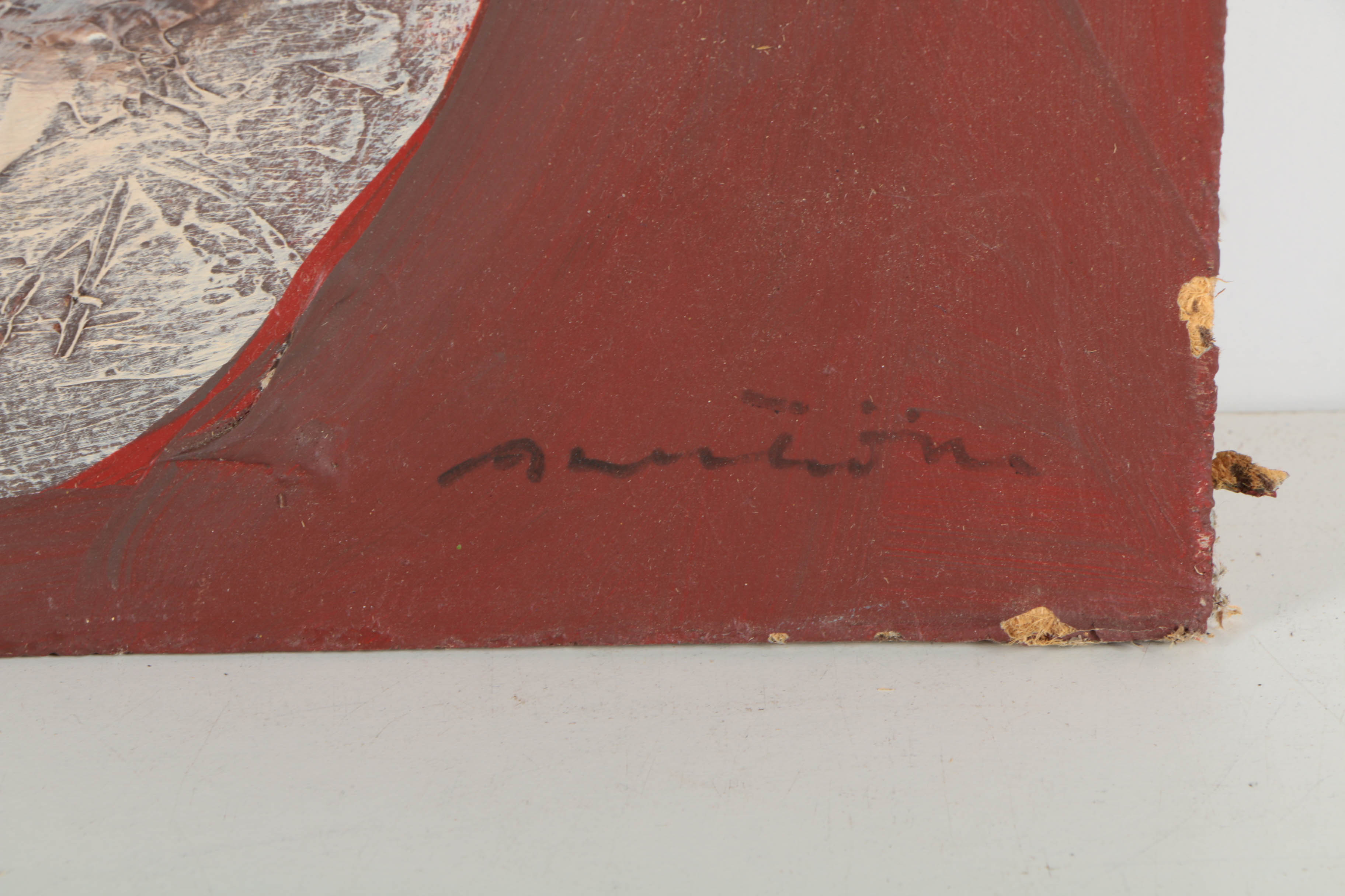 Pair of Ronald Ahlström Mixed Media on Board