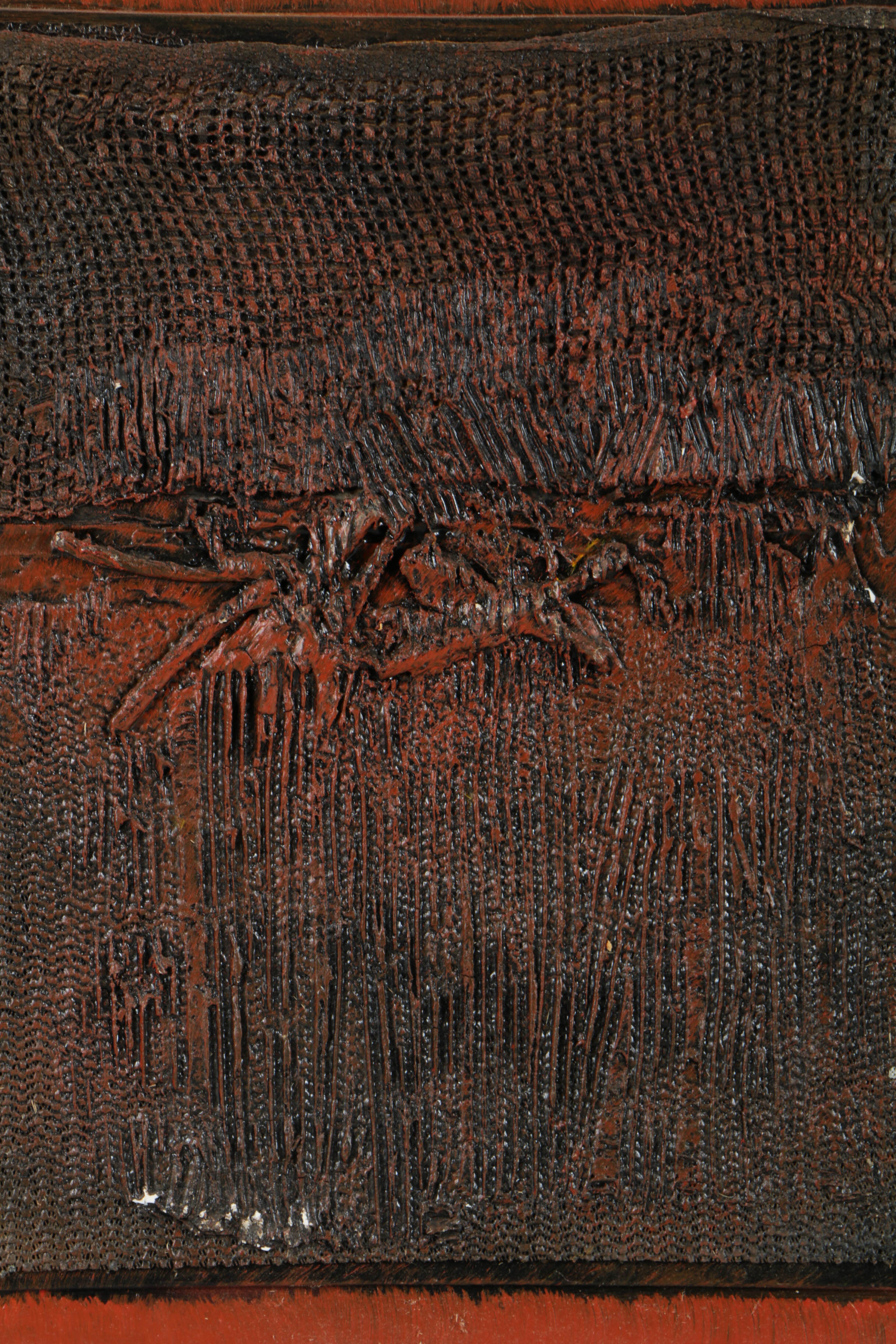 Pair of Ronald Ahlström Mixed Media on Board Abstract Compositions