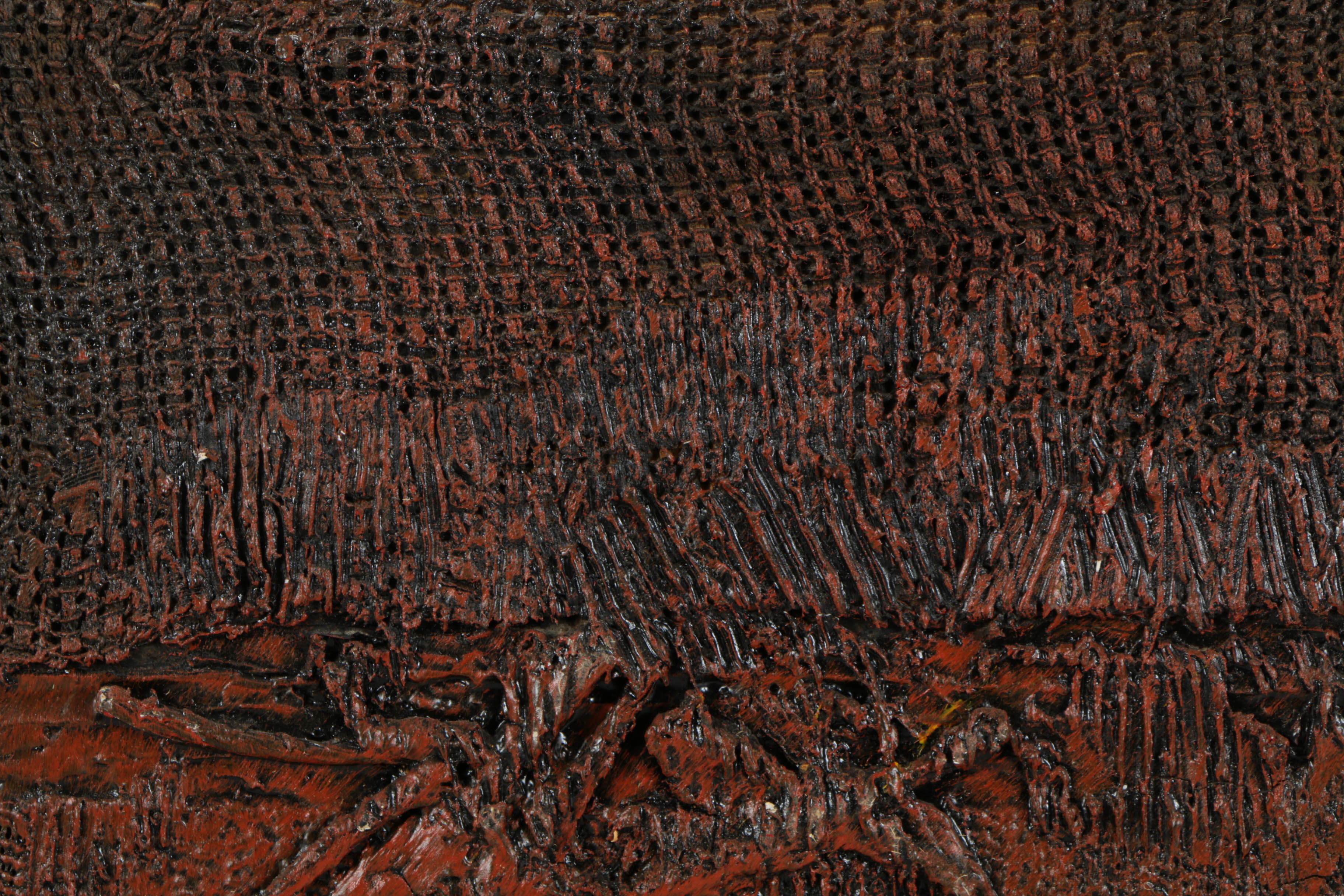 Pair of Ronald Ahlström Mixed Media on Board Abstract Compositions