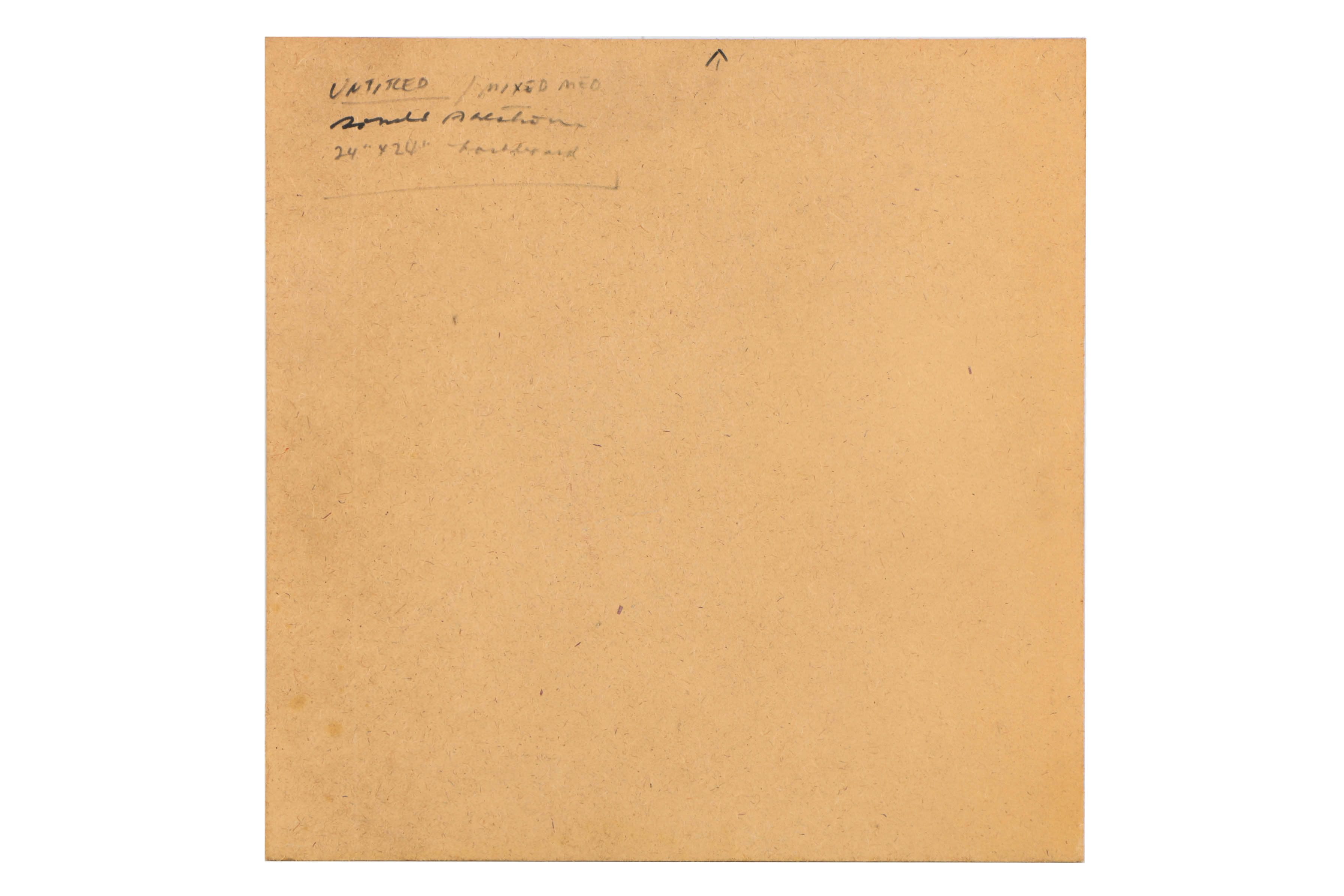 Pair of Ronald Ahlström Mixed Media on Board Abstract Compositions