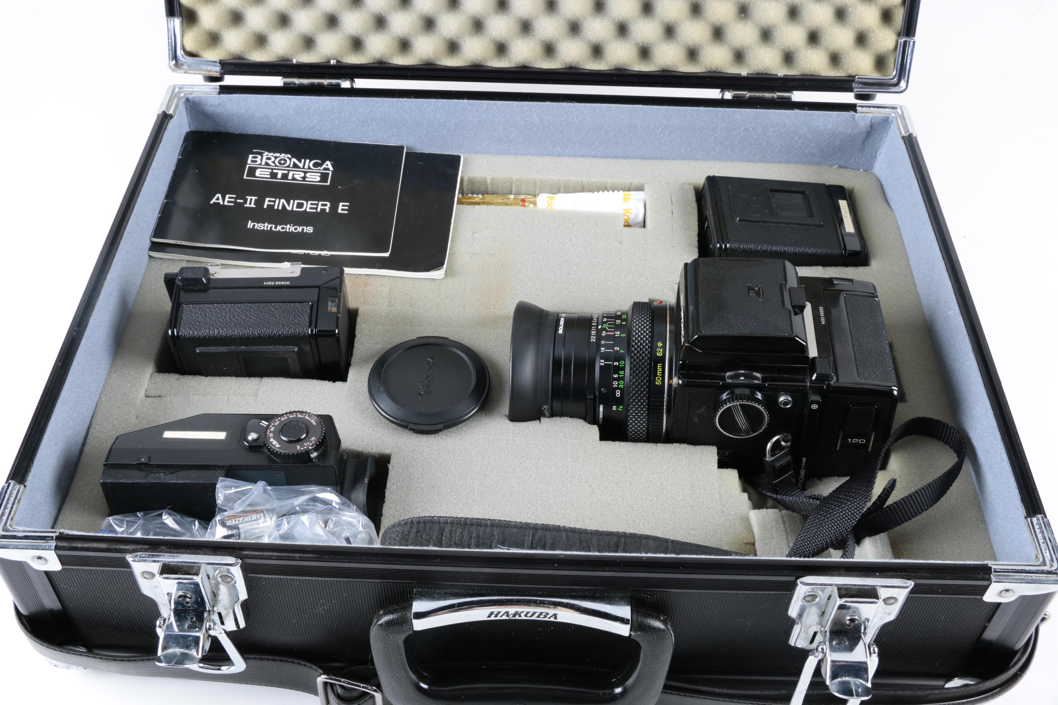Zenza Bronica ETRS AE-II Finder E Camera