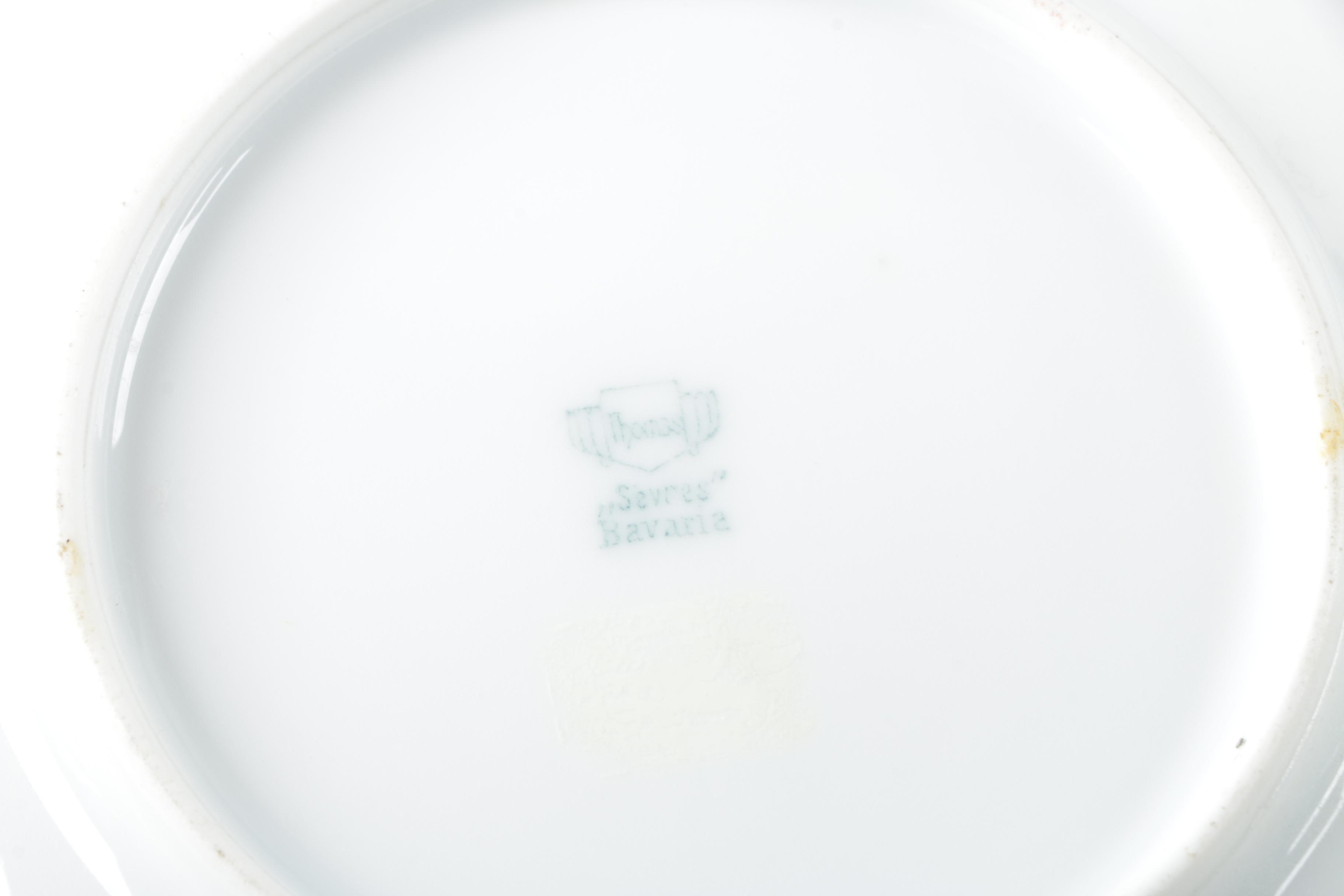 Porcelain Tableware Including Charles Field Haviland