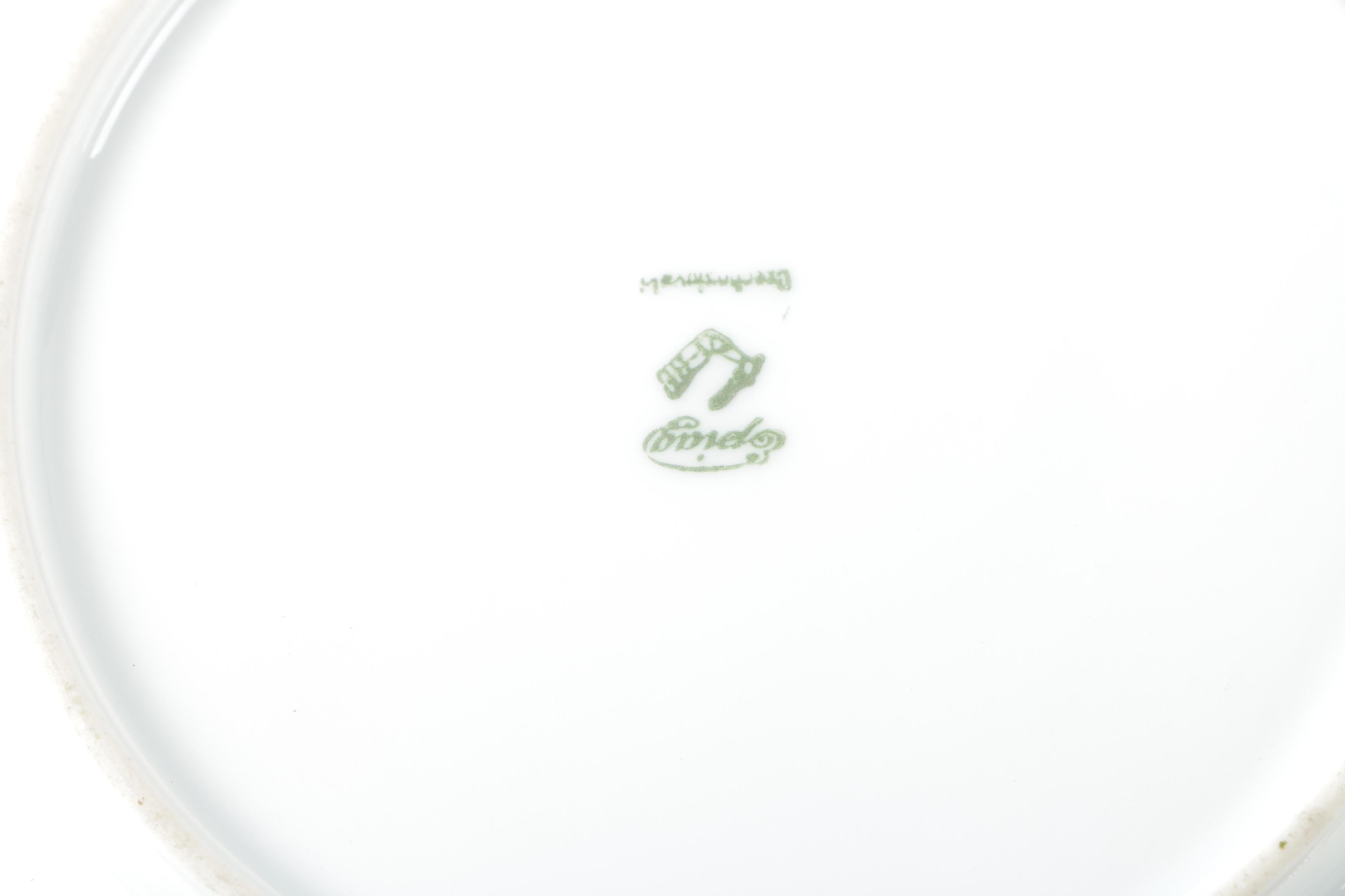 Porcelain Tableware Including Charles Field Haviland