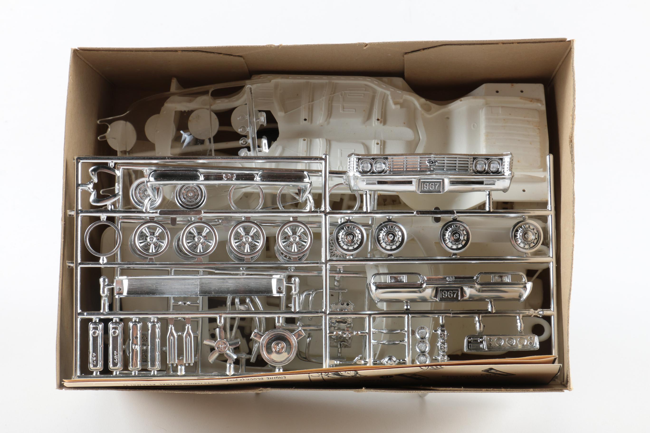 Seven 1970s Chevy Model Kits