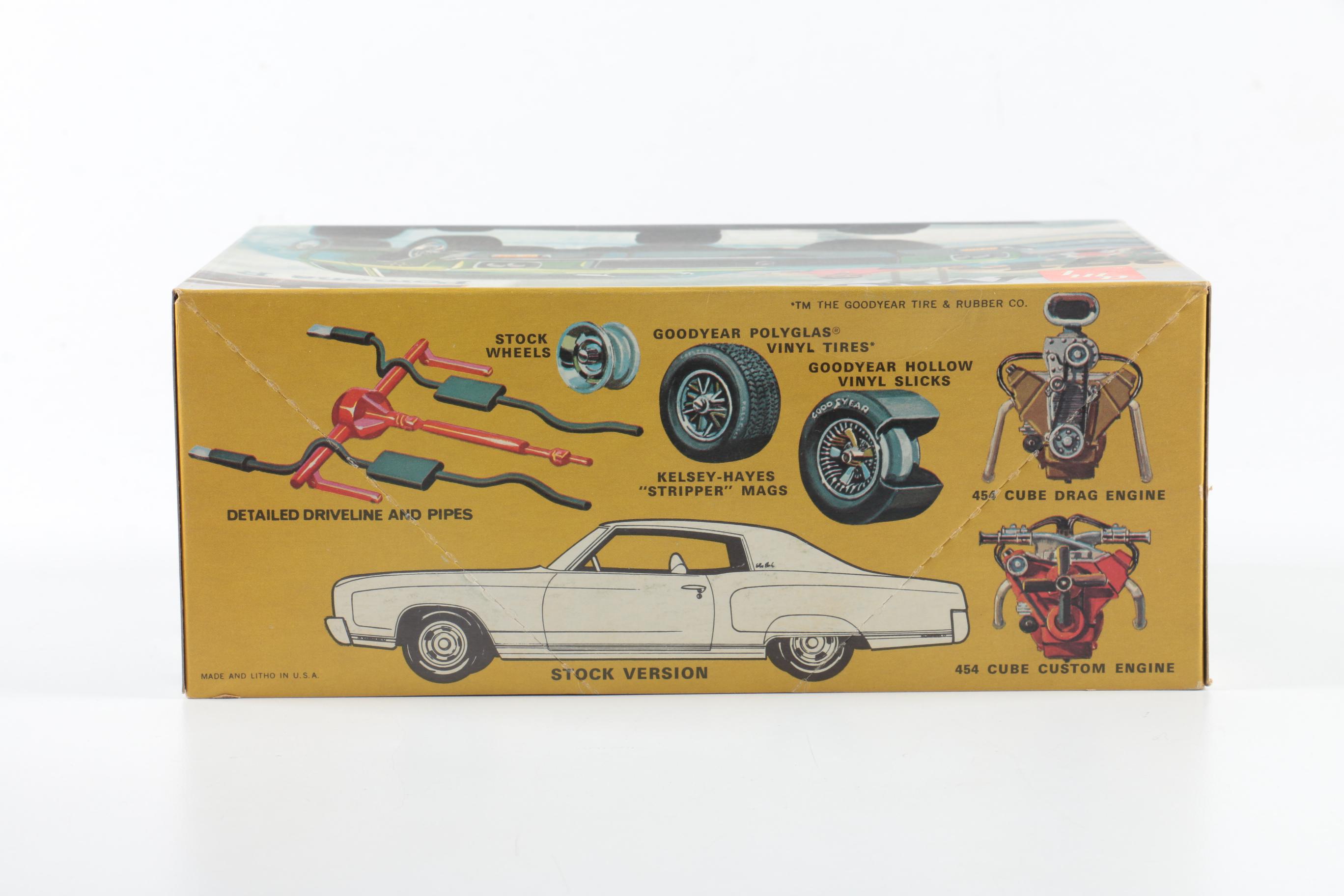 Seven 1970s Chevy Model Kits