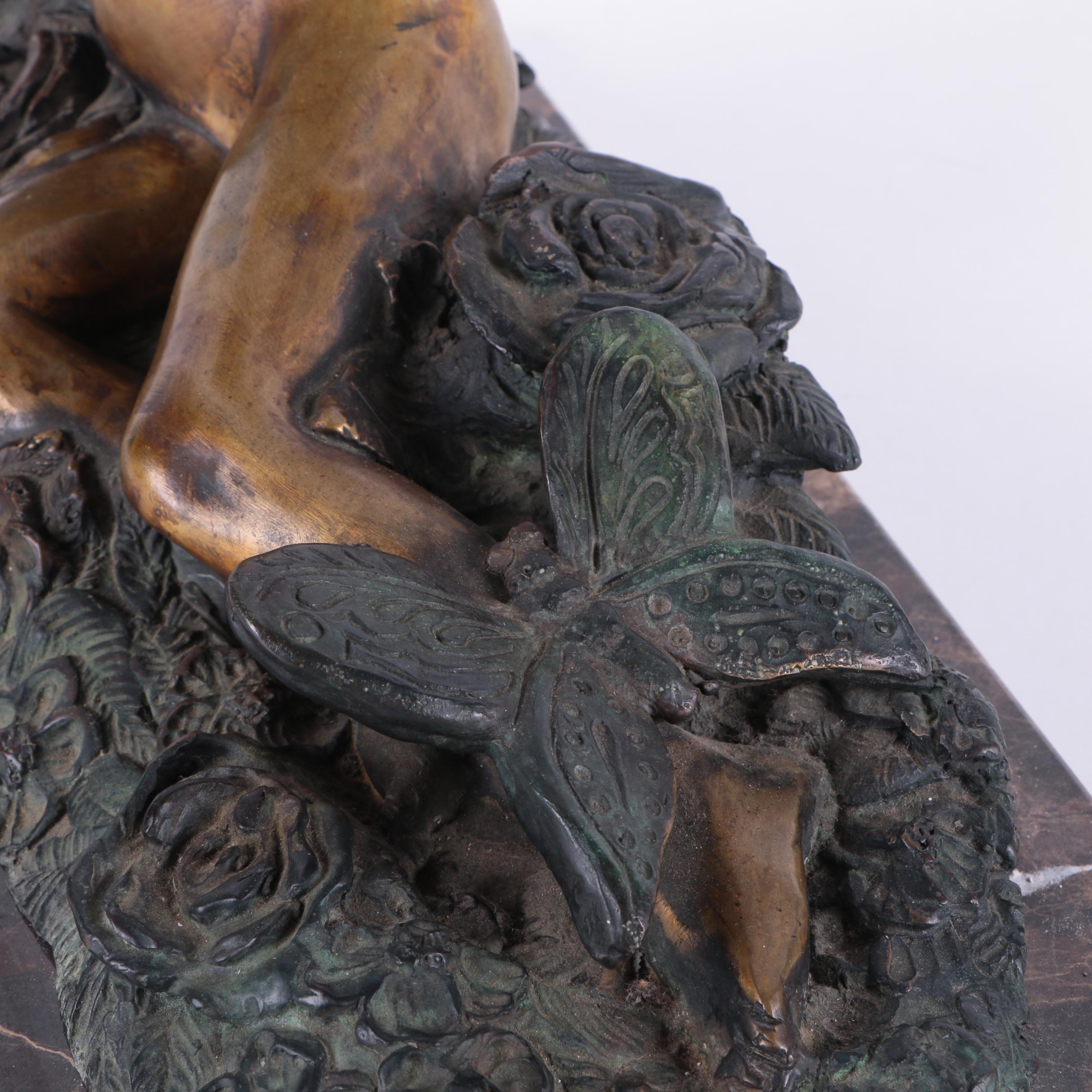 Bessie Potter Vonnoh Bronze Sculpture of Young Figure