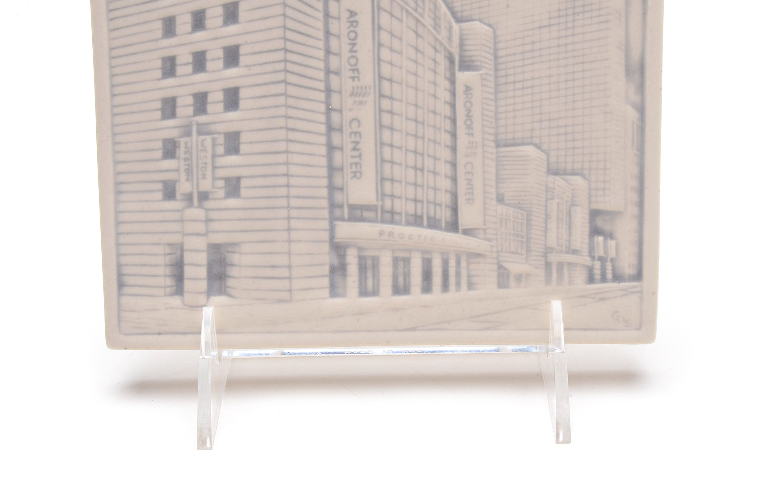 Rookwood Pottery 1st Edition Commemorative "Aronoff"  Tile