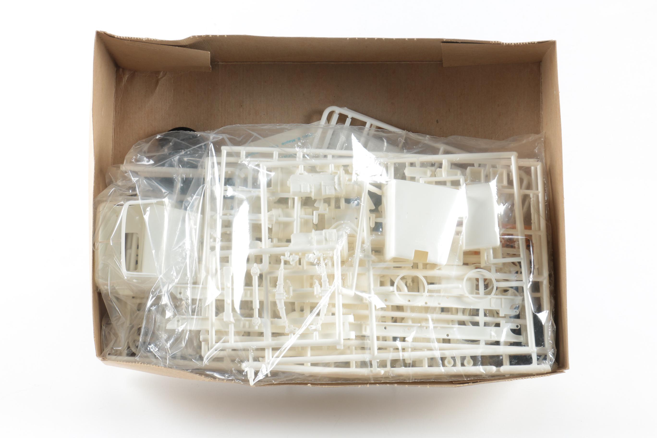 Four AMT Big Rig Model Kits