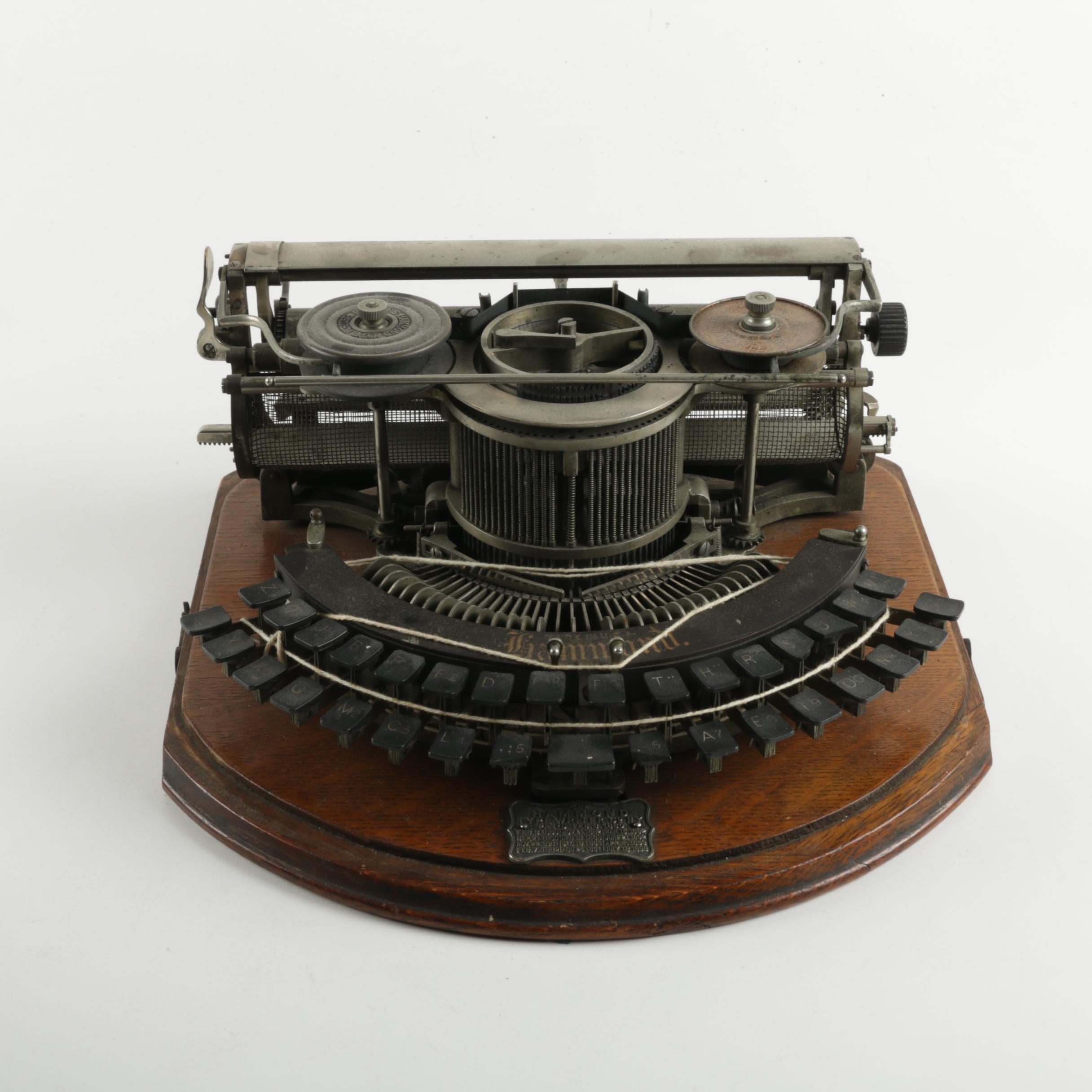 Antique Hammond Typewriter 1B by James Hammond c.1880s
