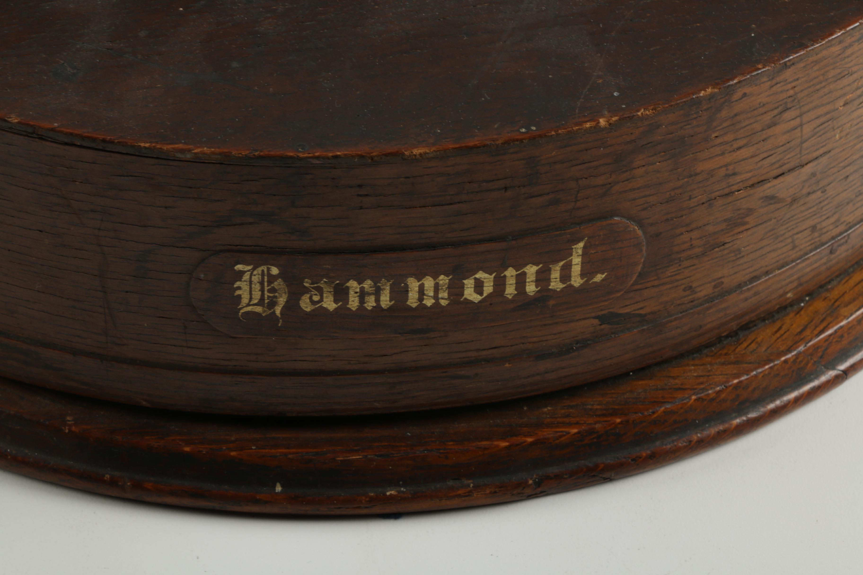 Antique Hammond Typewriter 1B by James Hammond c.1880s